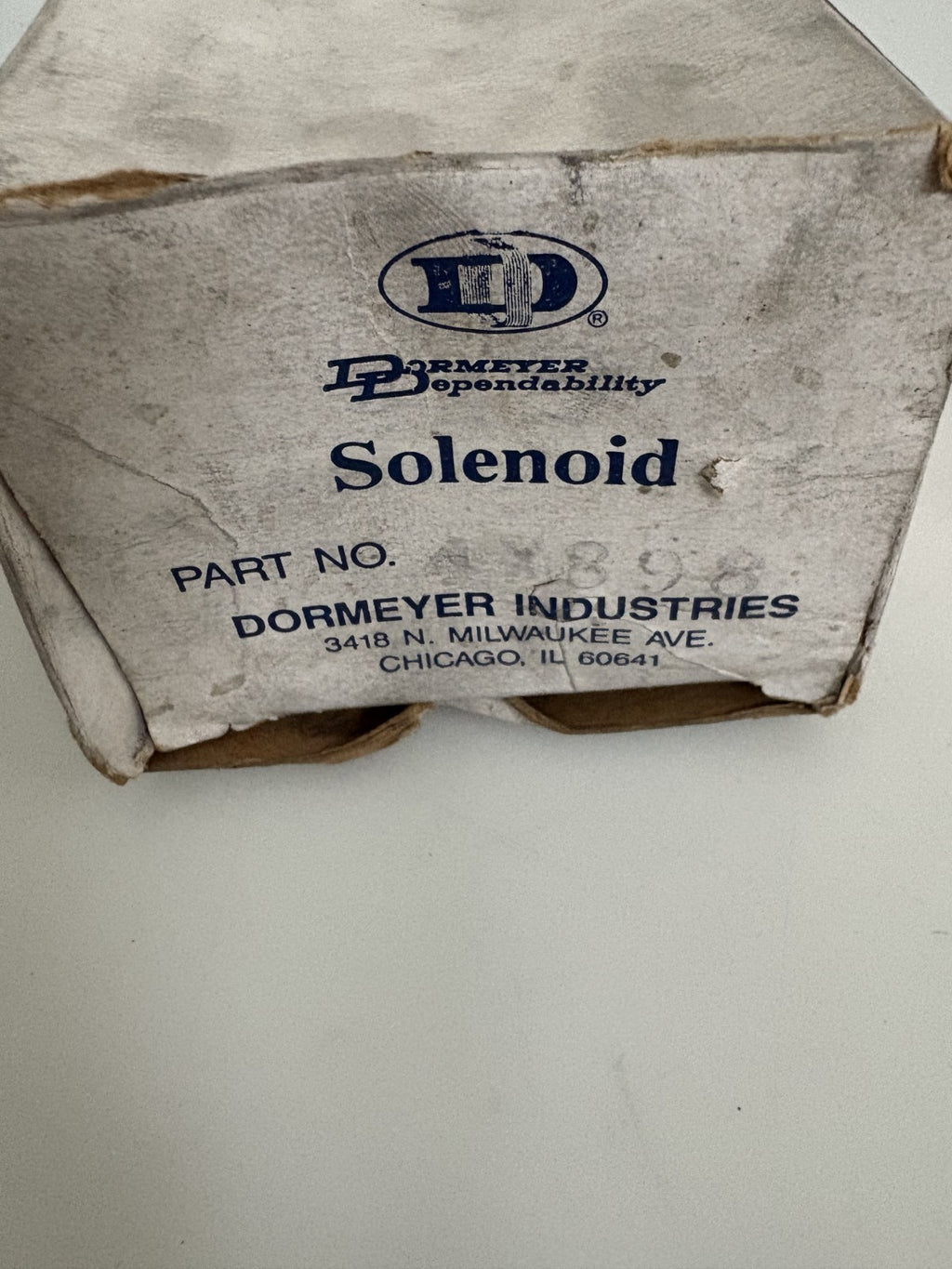 DORMEYER SOLENOID #4X898