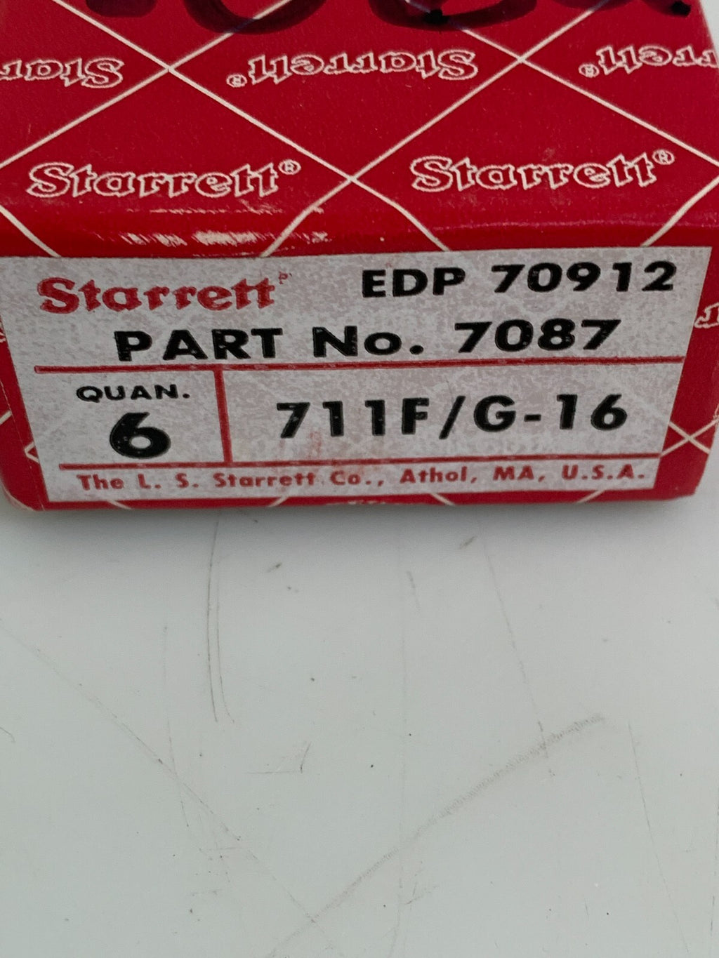 STARRETT CONTACT POINT #7087 #16 711F/G-16