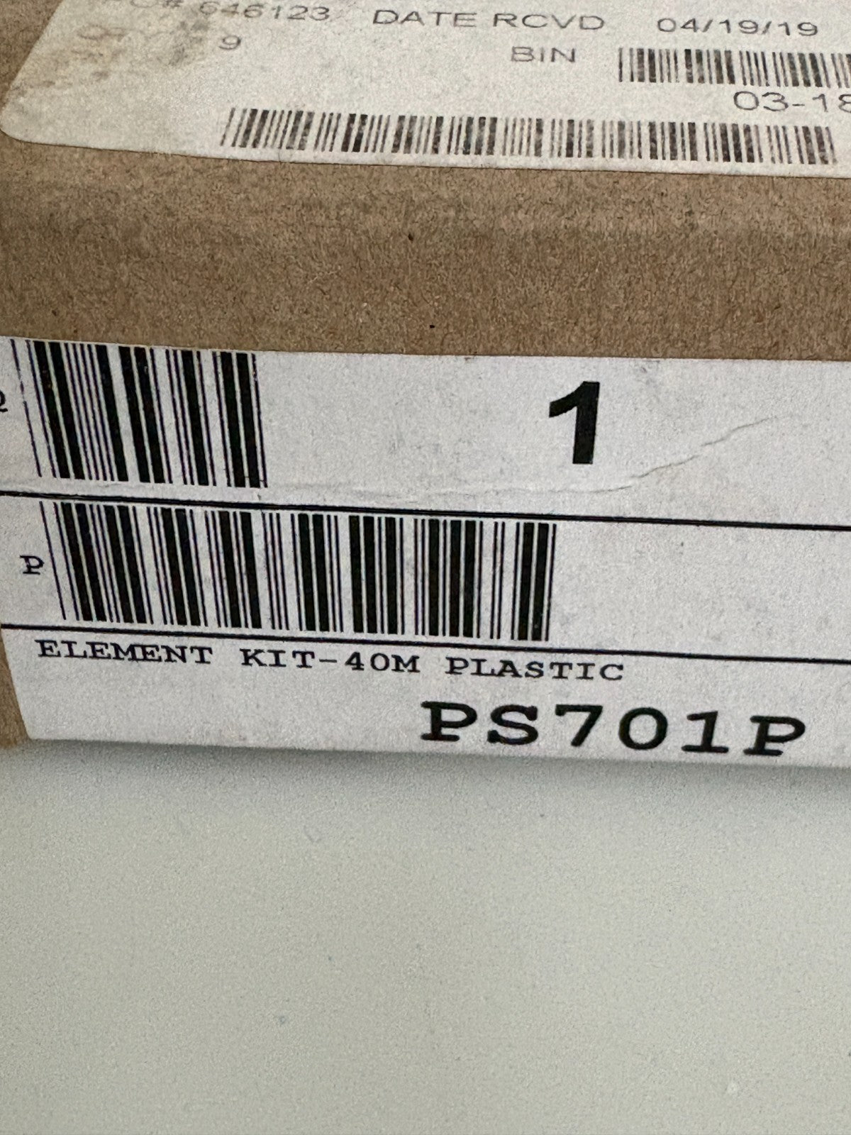 PARKER 40M PLASTIC ELEMENT KIT PS 701P2