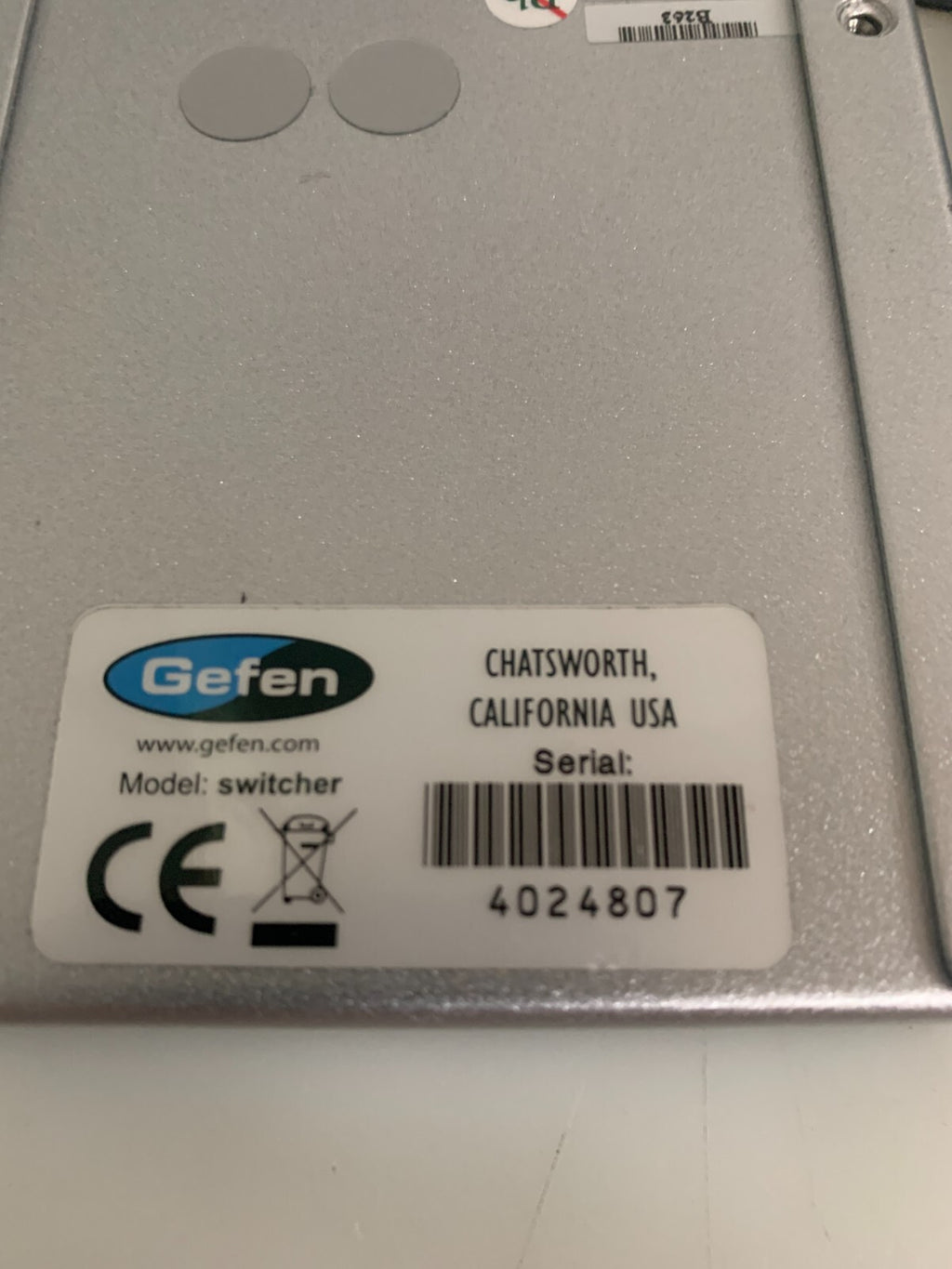 GEFEN HDMI SWITCHER POWER SUPPLY A-EXTHDMI241N #4024803