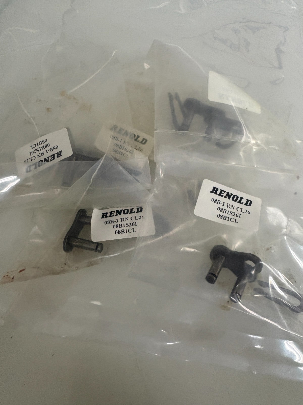 LOT OF 9 RENOLD SIMPLEX CLOSING LINK 08B-1 #26
