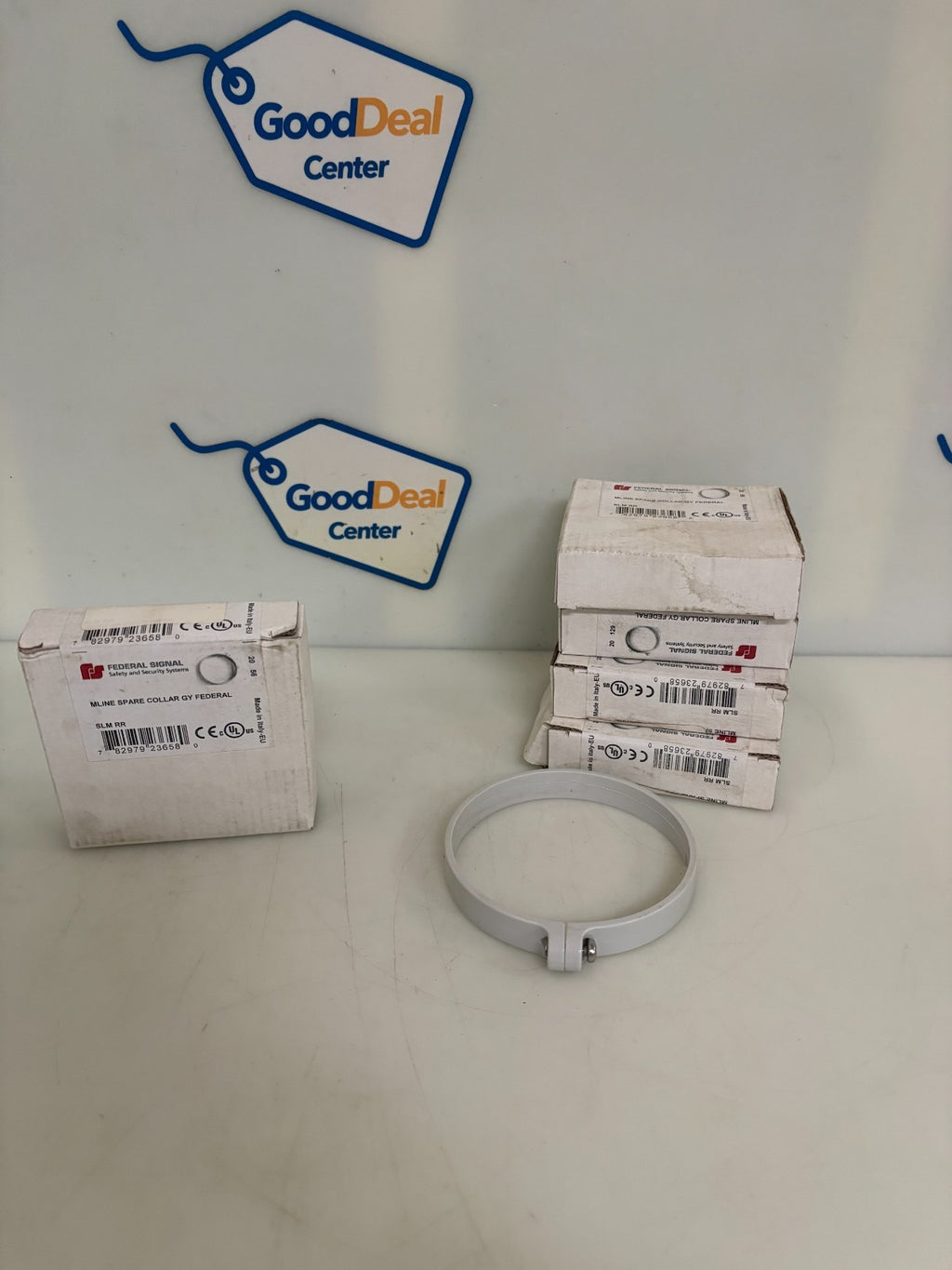 LOT OF 5 FEDERAL SIGNAL M LINE SPARE COLLAR RING SLM-RR0