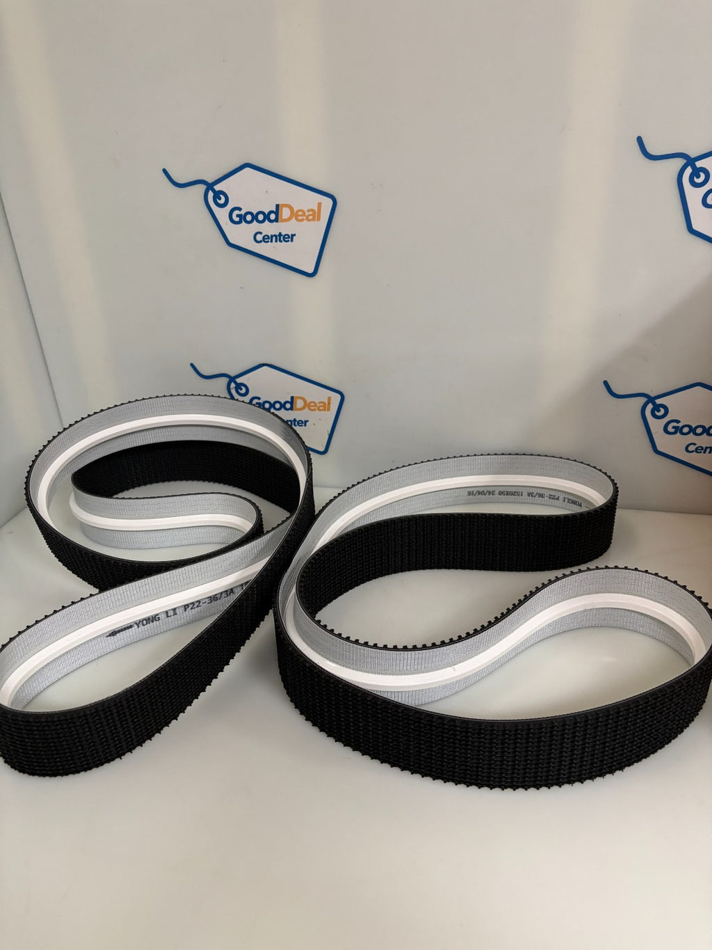 LOT OF 2 YONGLI CONVEYOR BELT P22-36/3A 1867X500