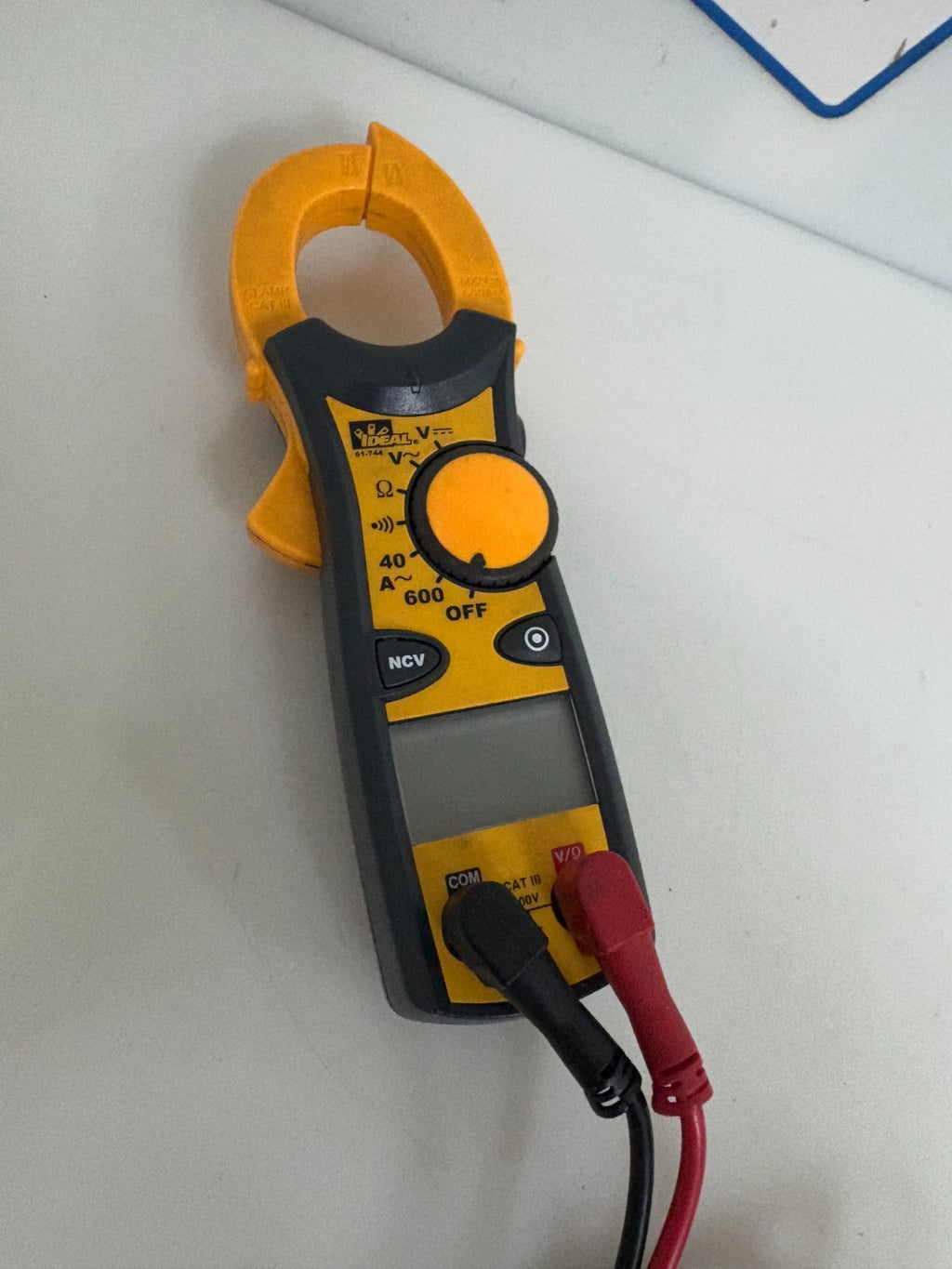 IDEAL 600 AMP CLAMP METER 61-744 NO CASE