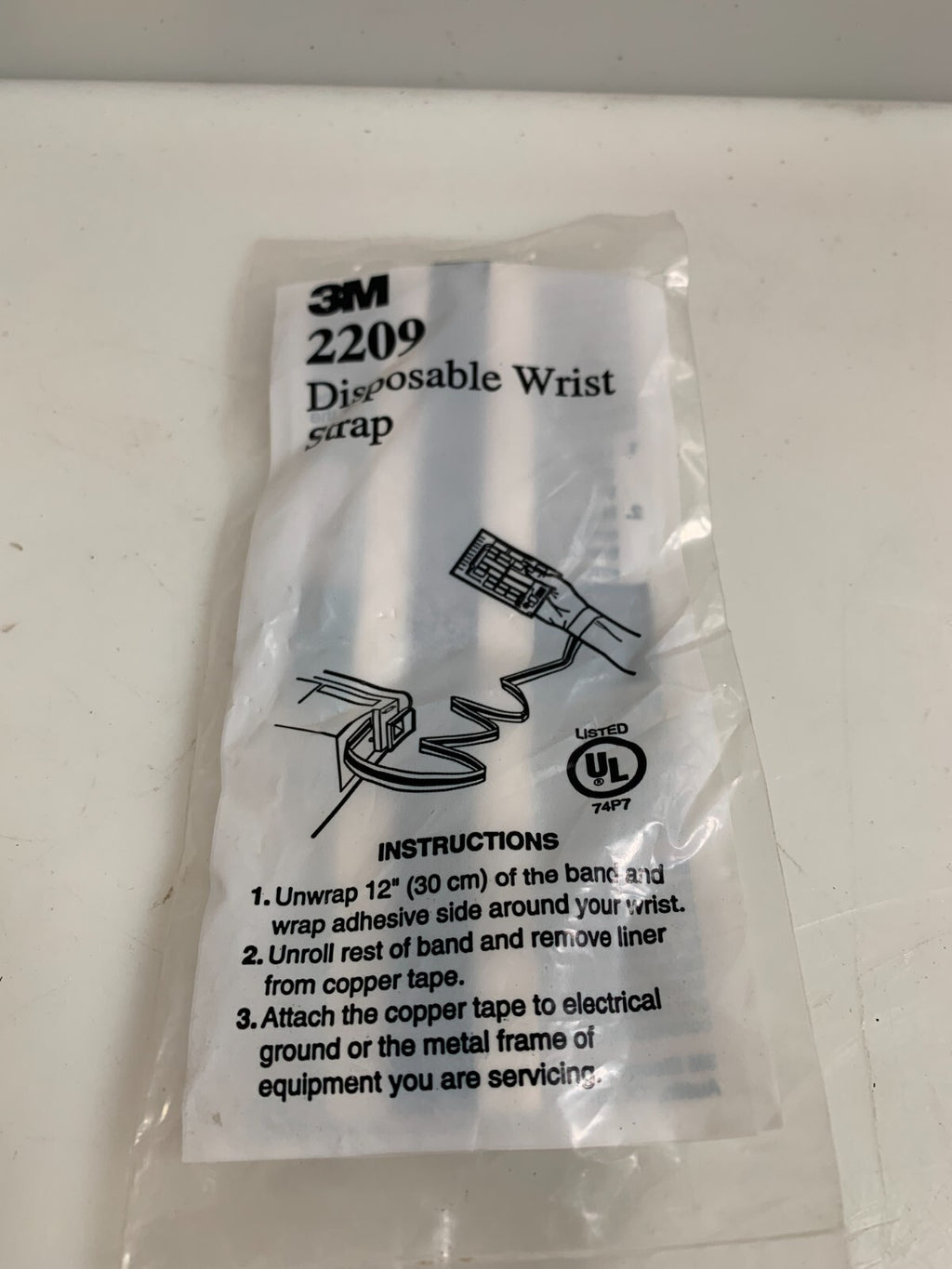 LOT OF 8  3M DISPOSABLE WRIST STRAP #2209