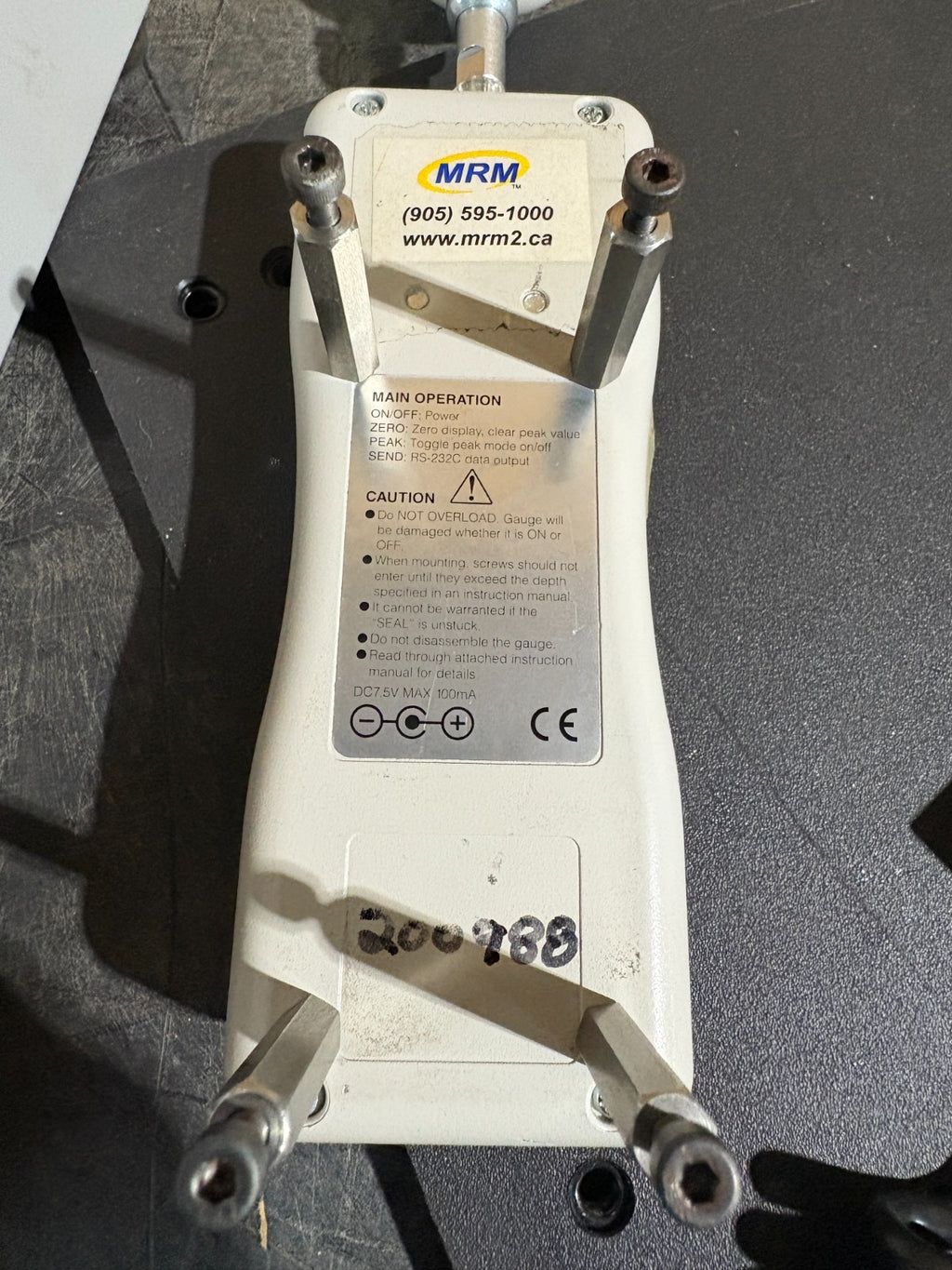 IMADA VERTICAL HIGH PERFORMANCE MOTORIZED TENSILE PULL FORCE TEST MX2-1106