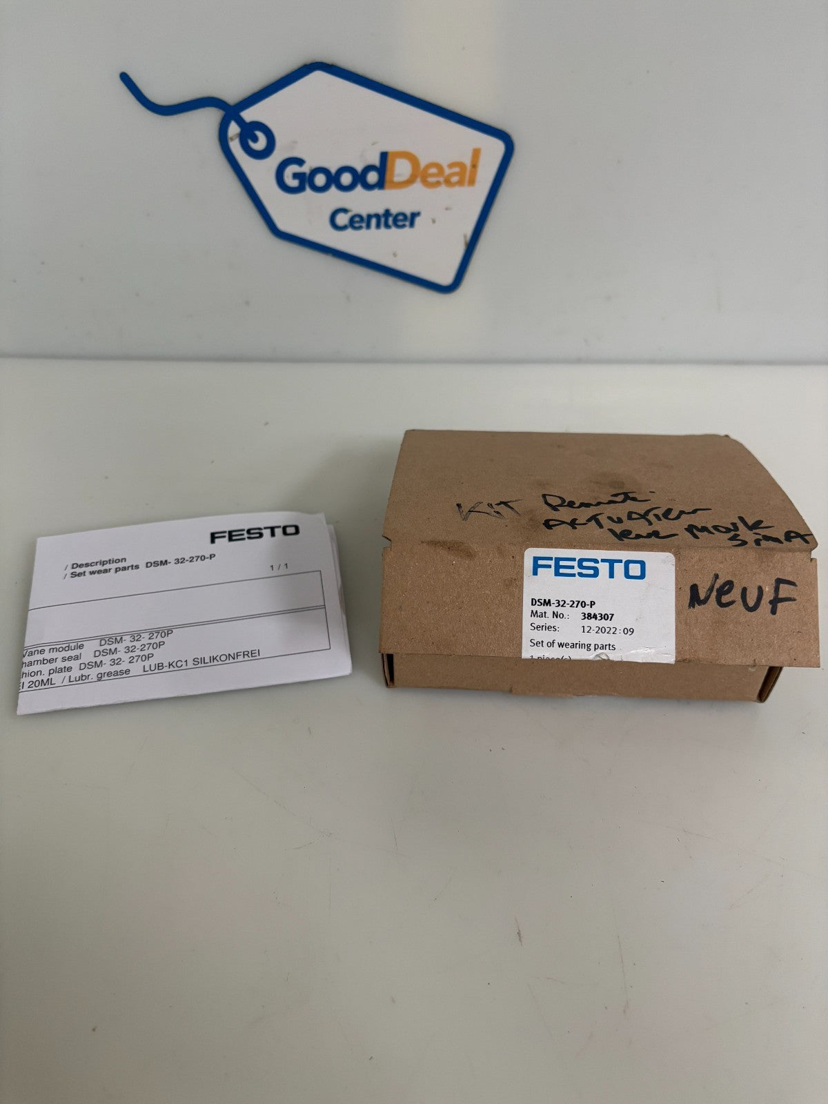 FESTO SET WEAR PARTS DSM-32-270-P #384 307