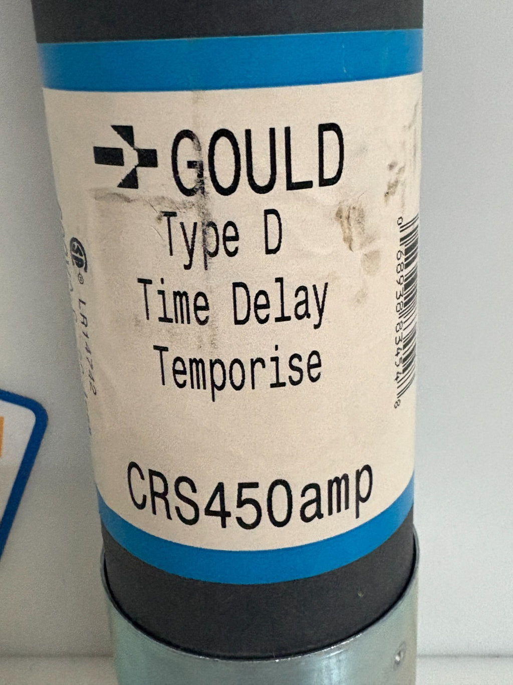 GOULD SHAWMUT TYPE D TIME DELAY FUSE CRS 450 AMP 