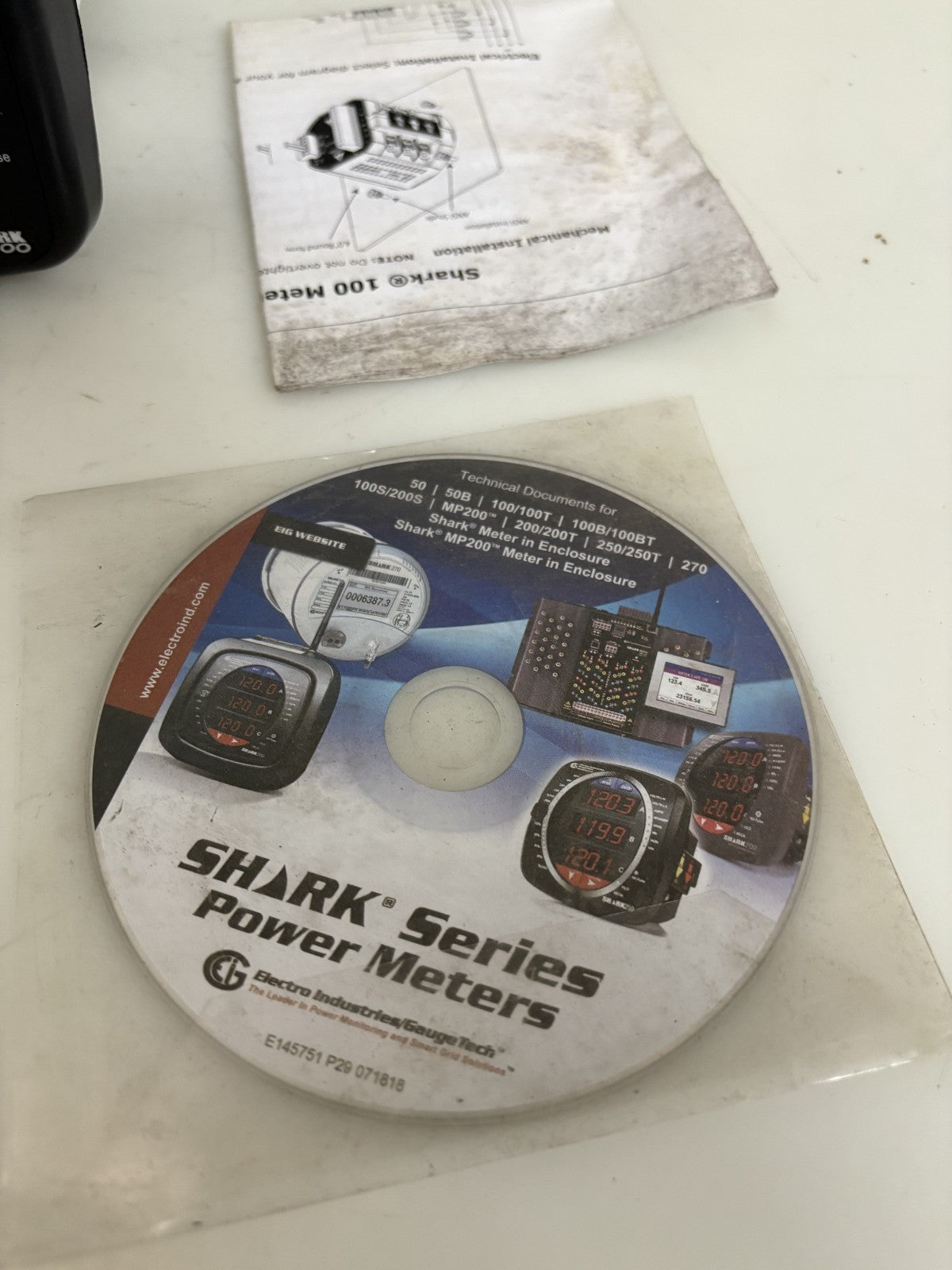 ELECTRO INDUSTRIES GAUGE TECH SHARK 100-60-10-V2-D2-485P-X