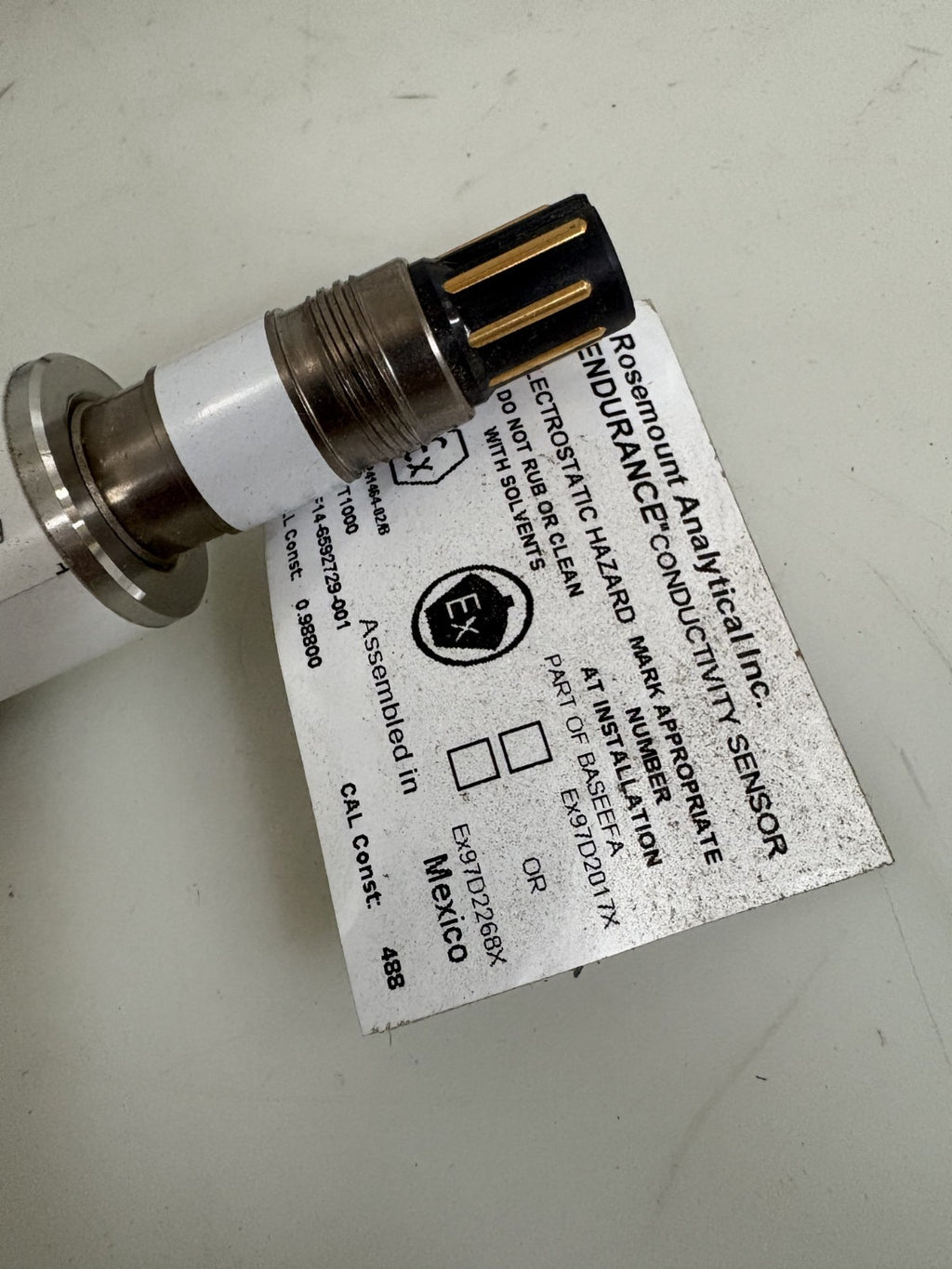 ENDURANCE ROSEMOUNT ANALYTICAL 400VP SENSOR #400VP-13-36