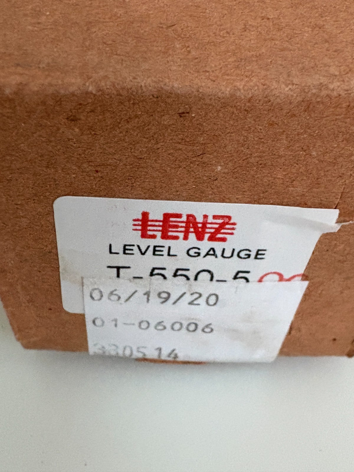 LENZ LEVEL TEMP GAUGE T-550-5