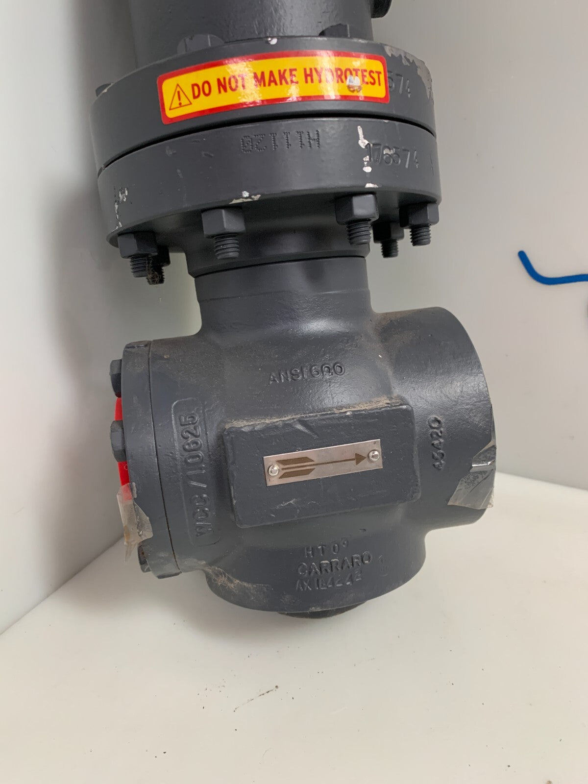 CARRARO ACTUATED CONTROL VALVE UBAN-V/AS2/100 W/ CARRARO VALVE WCC/1.0625 HT09