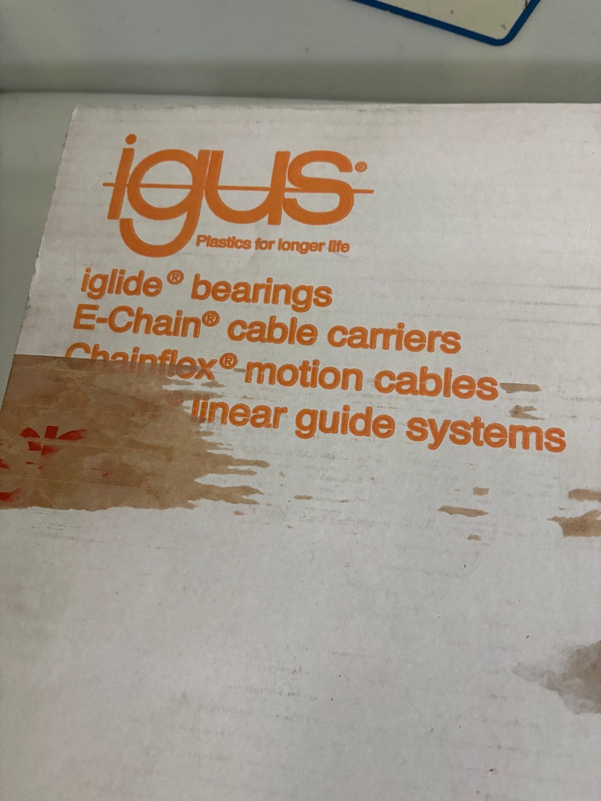IGUS TRACTION E-CHAIN 118 6' 118-025-062-0 W/3 BRACKET SET 11800-025-142