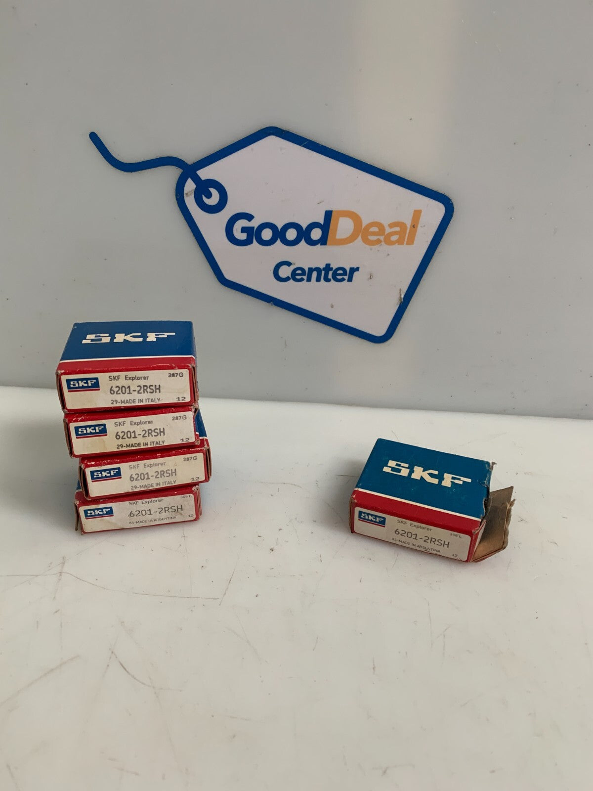 LOT OF 5 SKF EXPLORER BEARING 6201-2RSH0