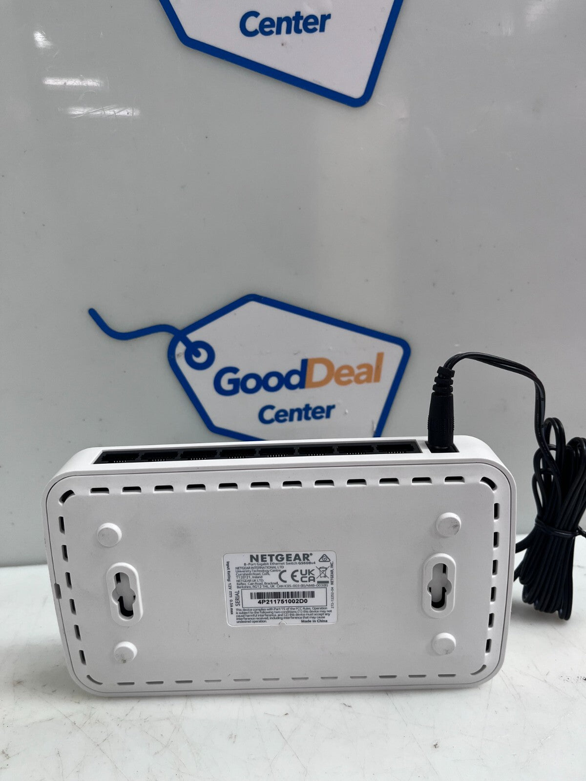 NETGEAR GS308v4   8-Port Gigabit Ethernet Switch (Lot of 4) w/European Pow Supp
