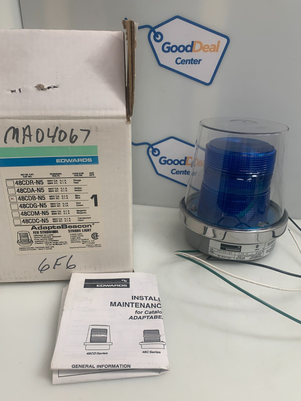 EDWARDS 48CDB-N5 Strobe Light Blue
