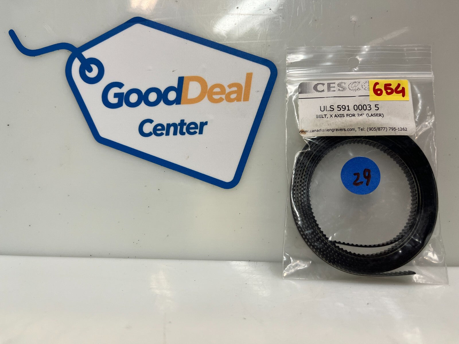 Universal Laser System Belt X axis for 24" ULS 591 0003 5