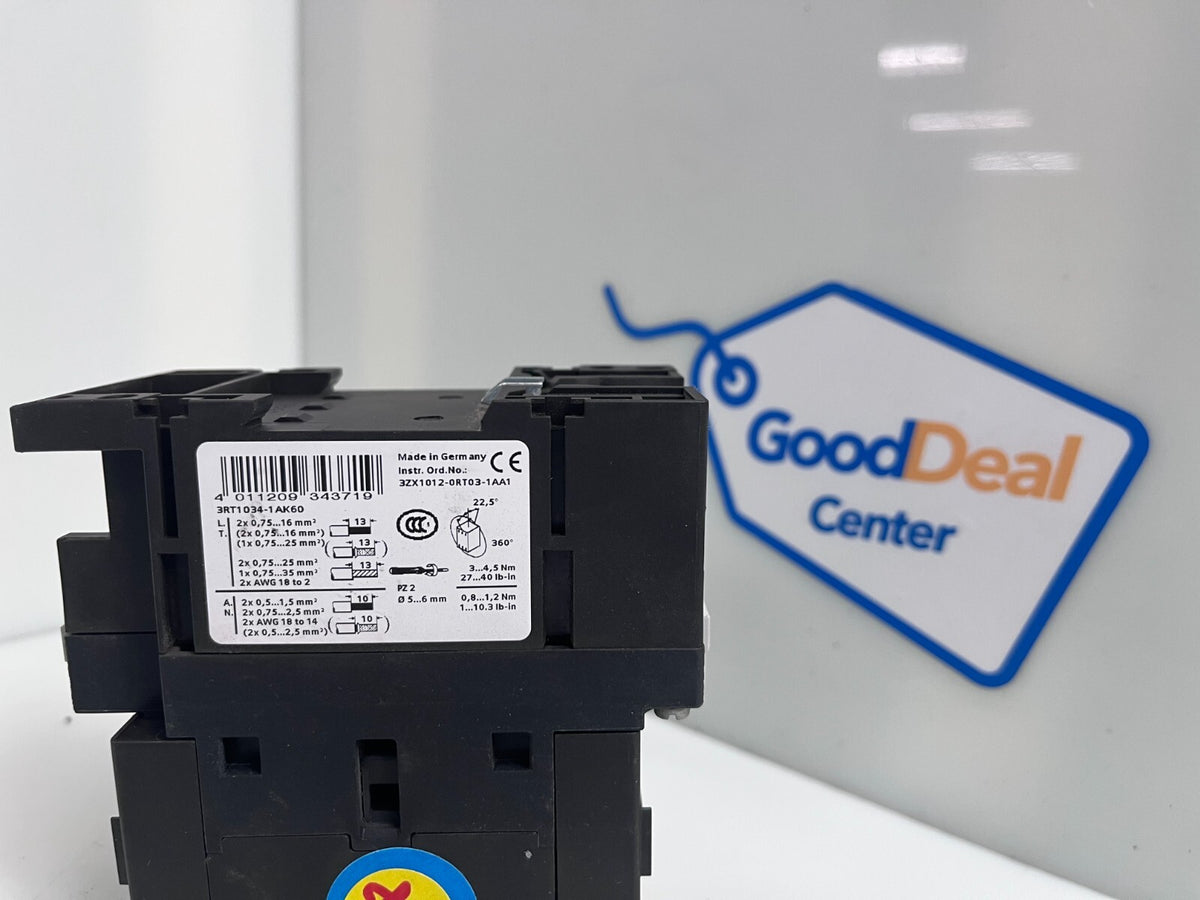 Siemens 3RT1034-1AK60 Contactor1