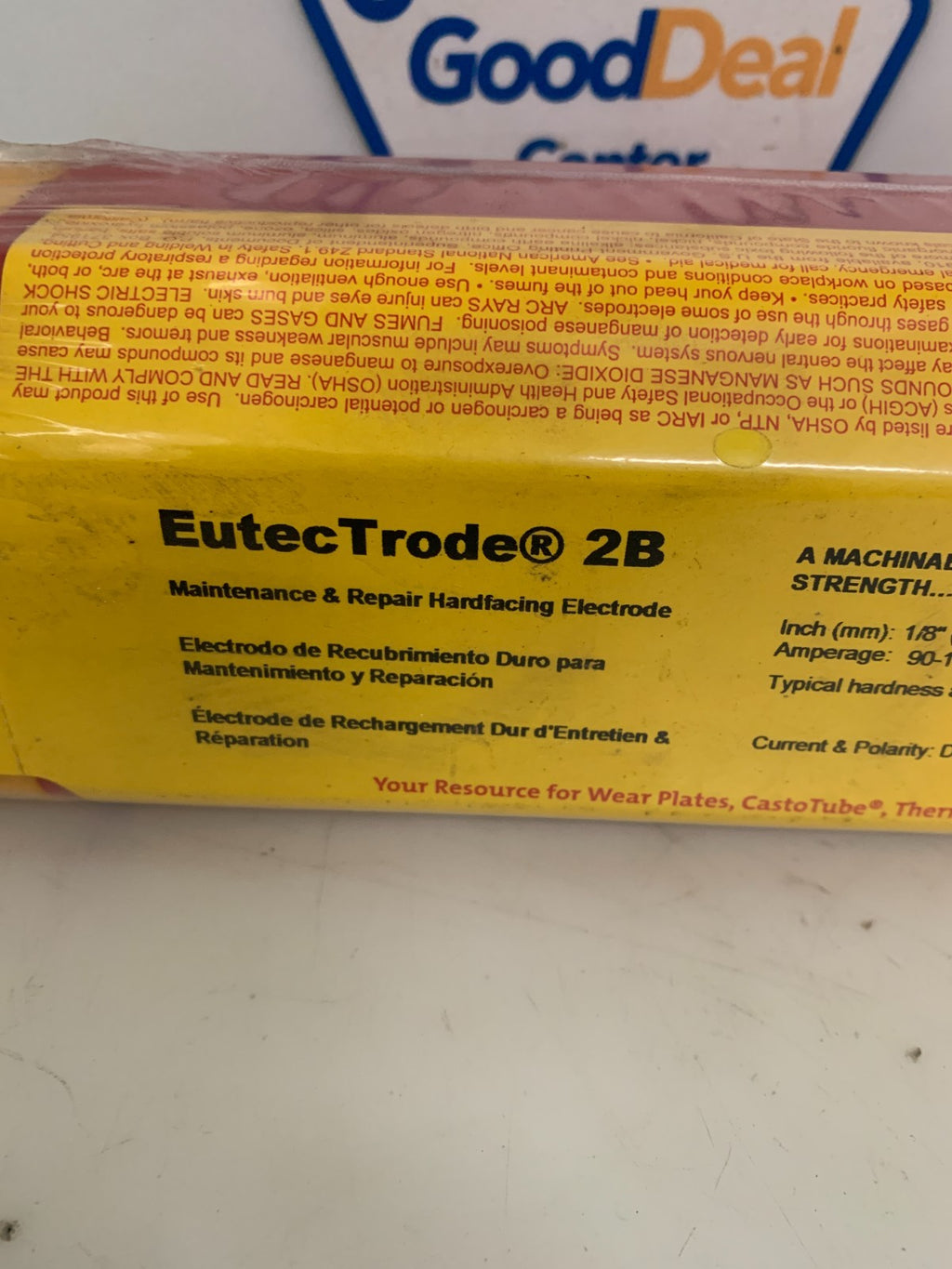 CASTOLIN EUTECTIC EUTECTRODE 2B MAINTENANCE & REPAIR HANDFACING ELECTRODE 11.5LB