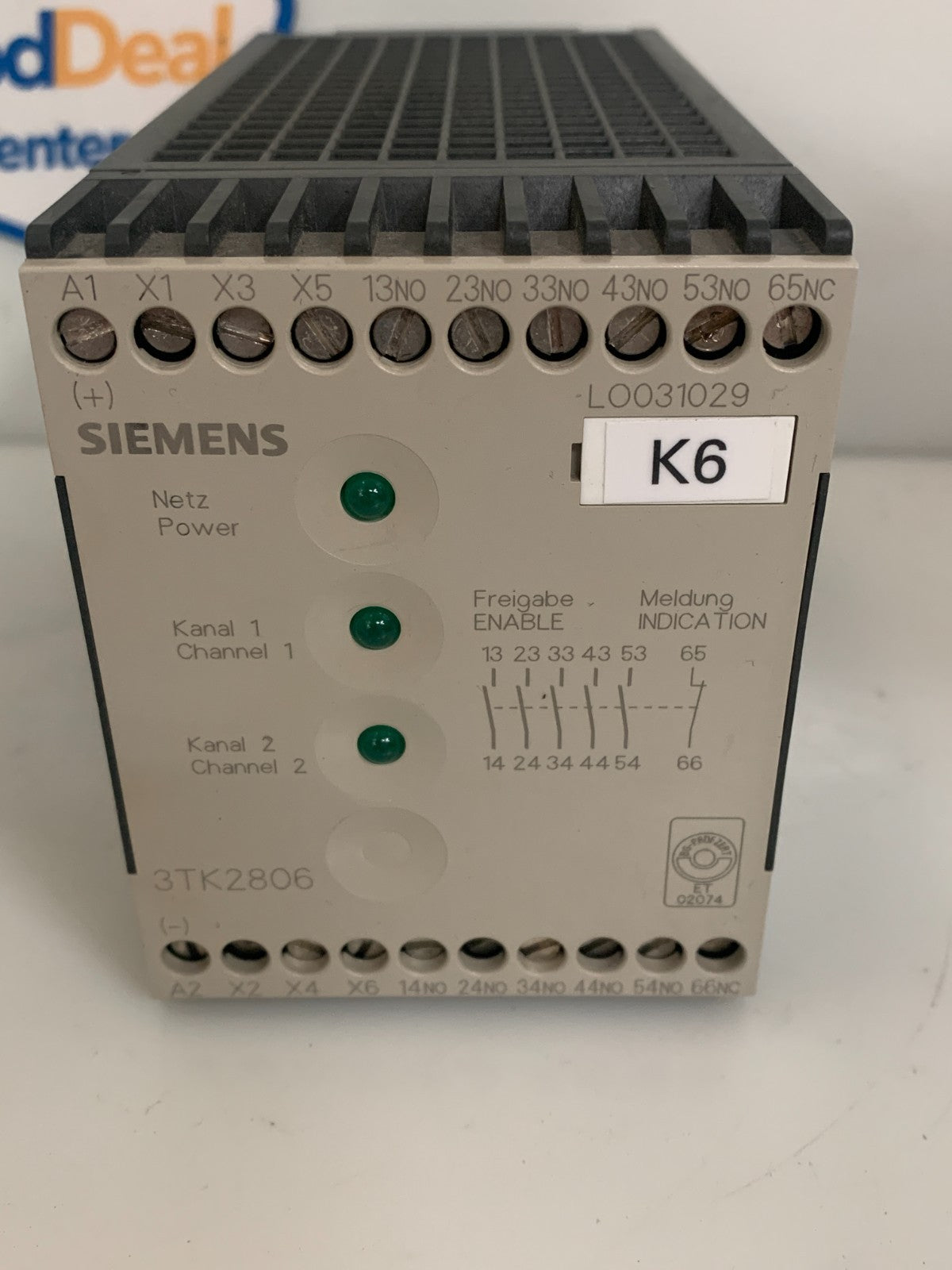 SIEMENS SAFETY RELAY 3TK2806-0BB4
