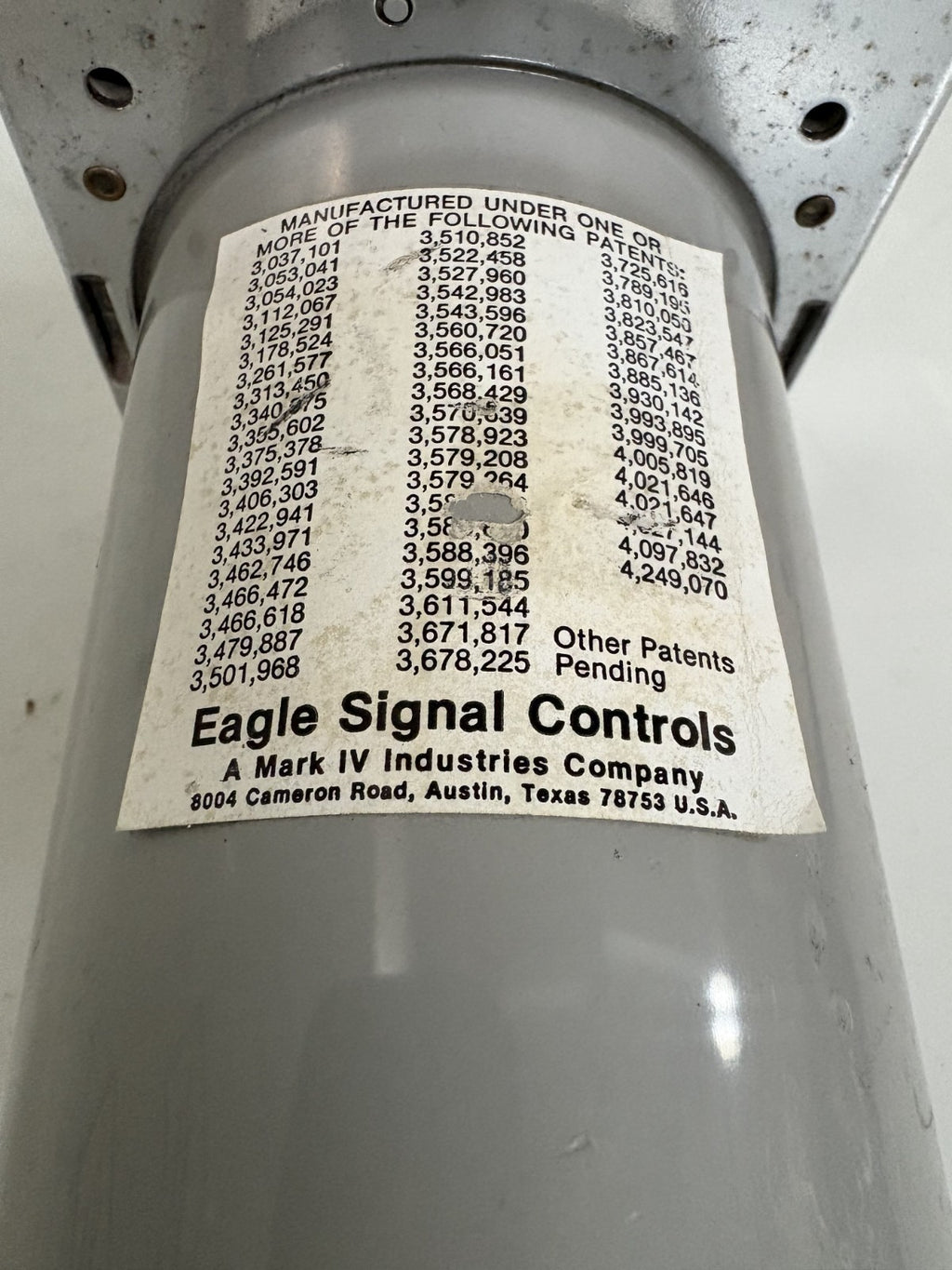EAGLE SIGNAL CONTROLS TIMER CONTROL CX311A6 37702