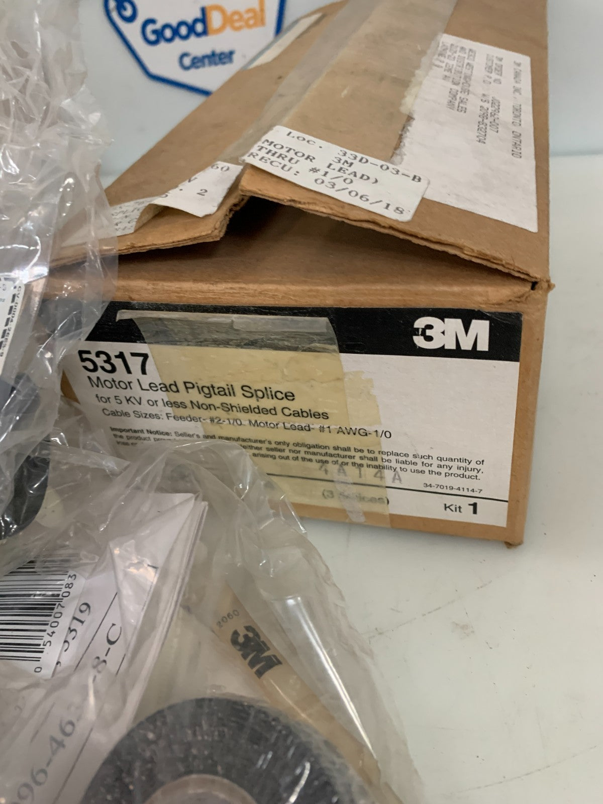 LOT OF 2  3M MOTOR LEAD PIGTAIL SPLICE #53171