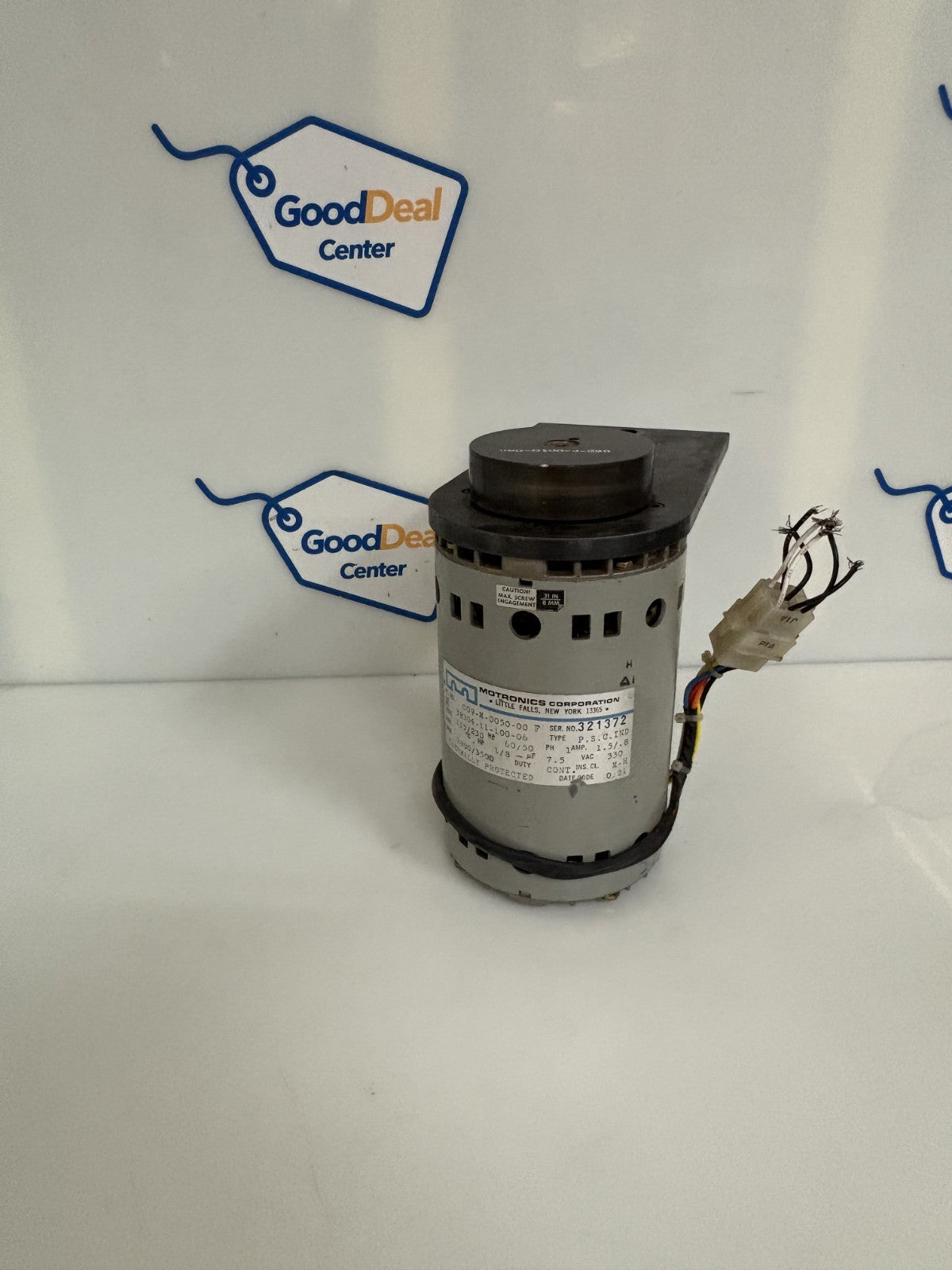 MOTRONICS CORP. THERMAL MOTOR 1/8 HP 38304-11-100-06