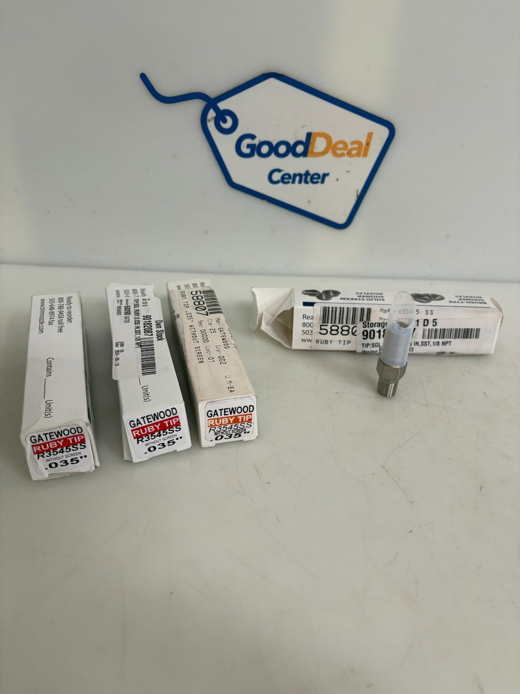 LOT OF 4 GATEWOOD RUBY TIP NOZZLE .035 R3545SS