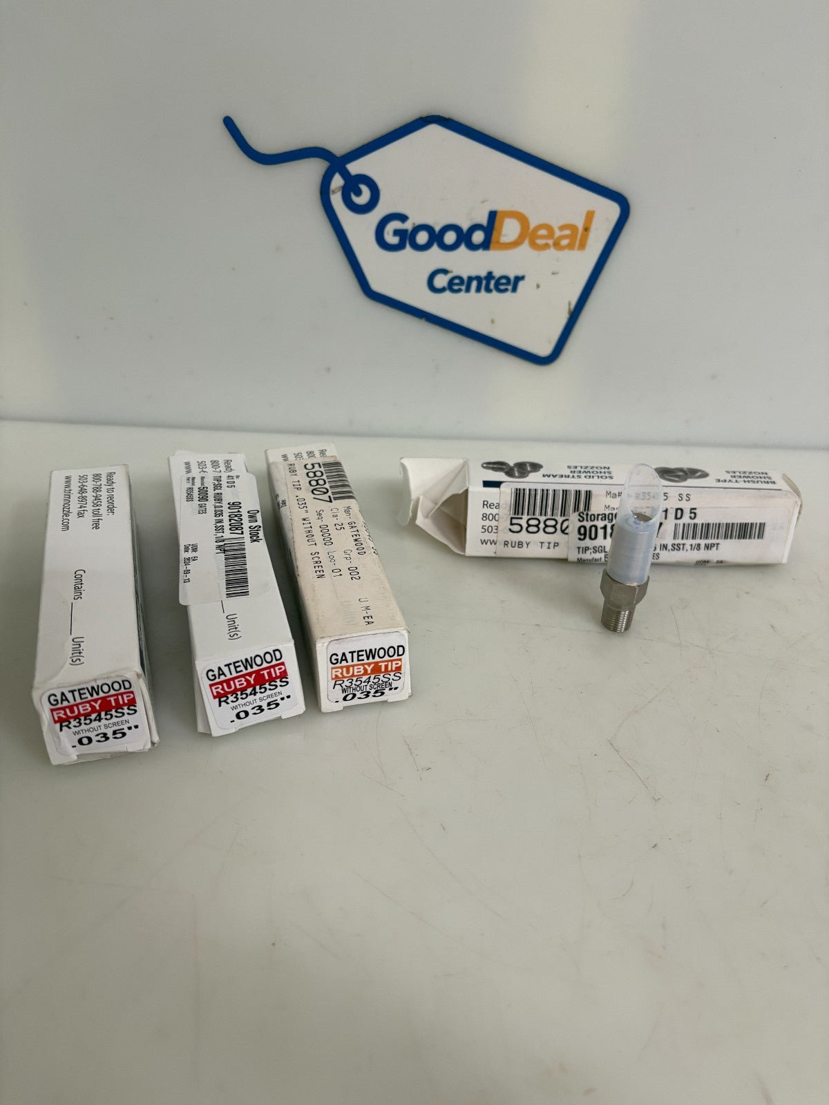 LOT OF 4 GATEWOOD RUBY TIP NOZZLE .035 R3545SS
