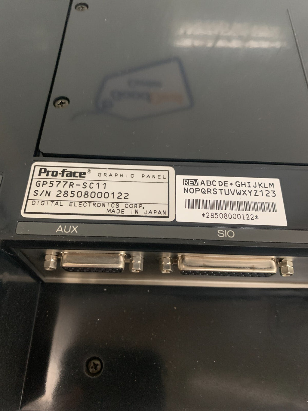 DIGITAL ELECTRONICS PRO-FACE GRAPHIC PANEL GP577R-SC113