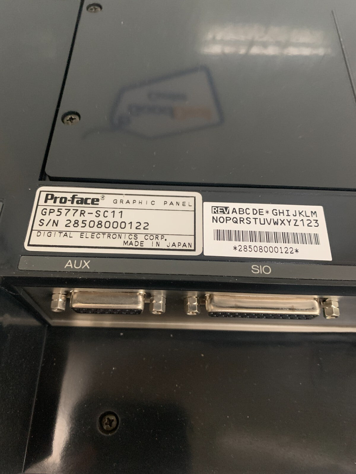 DIGITAL ELECTRONICS PRO-FACE GRAPHIC PANEL GP577R-SC113