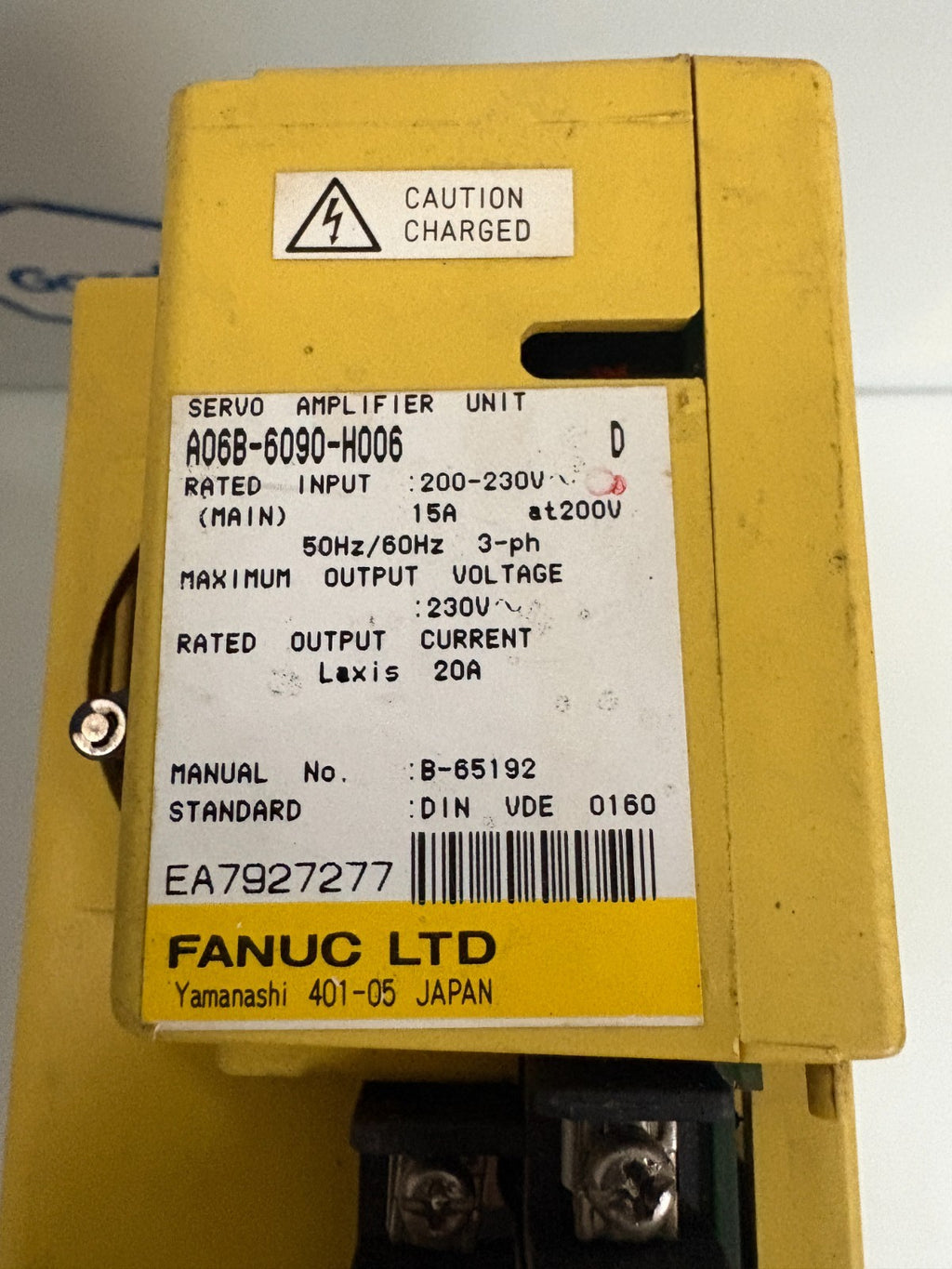 GE FANUC SERVO AMPLIFIER UNIT A06B-6090-H006 2