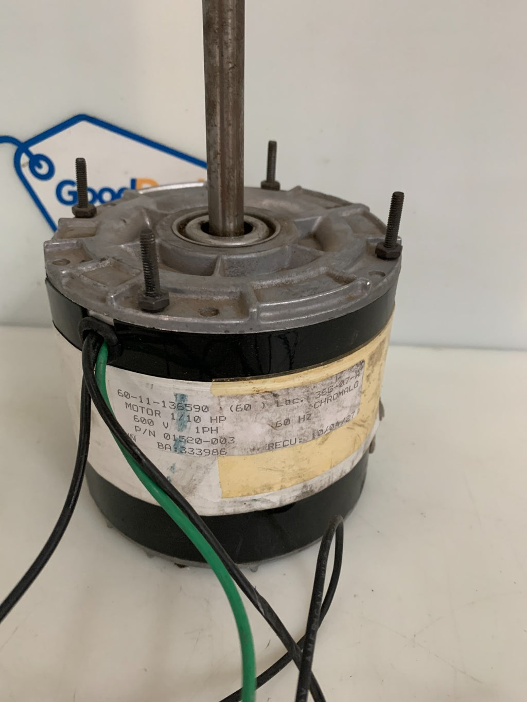 MAGNETEK FAN MOTOR DB2JO11K #01520-115