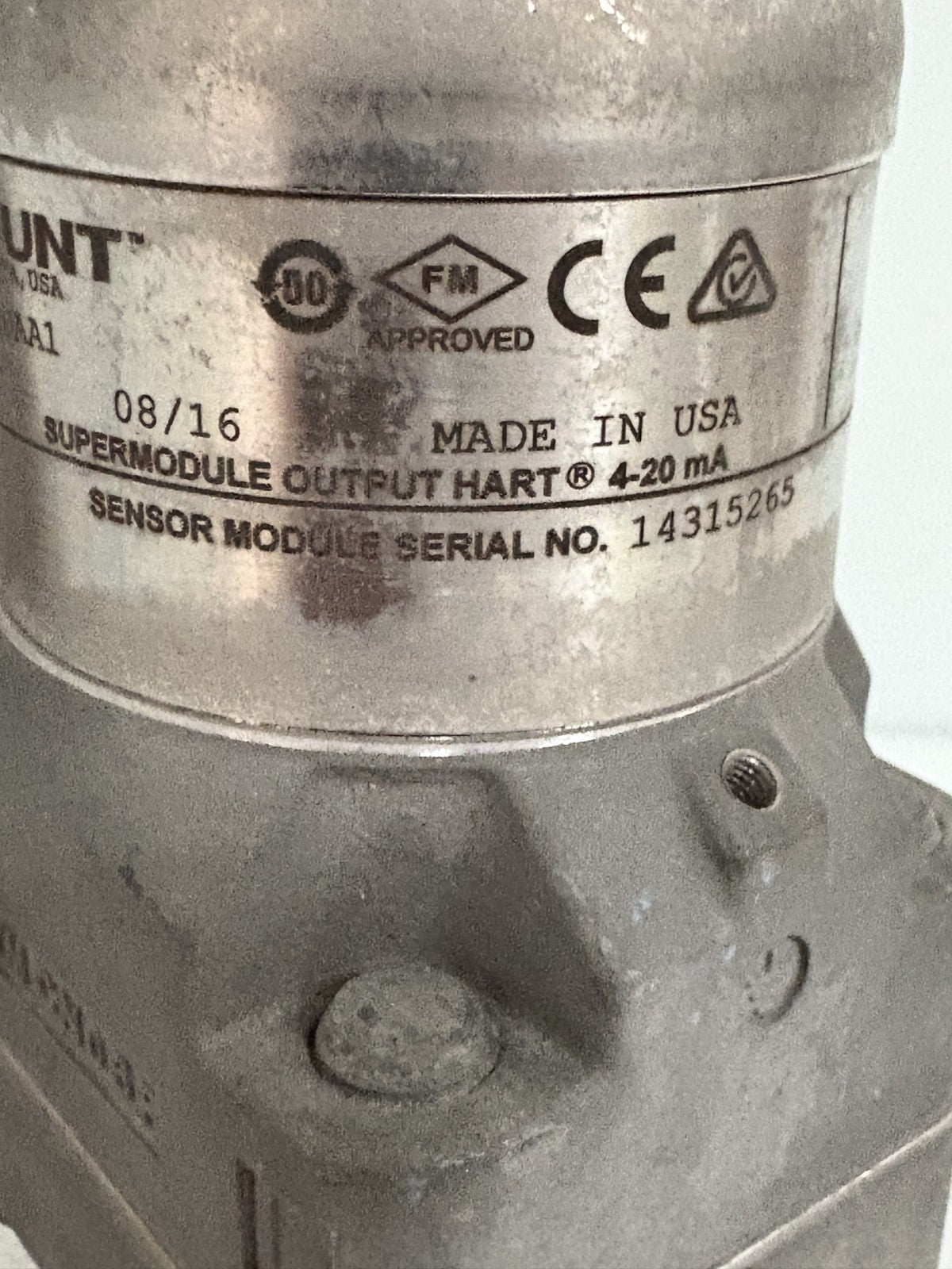 ROSEMOUNT PRESSURE TRANSMITTER 300ERSS2AA W/REMOTE SENSOR 30514