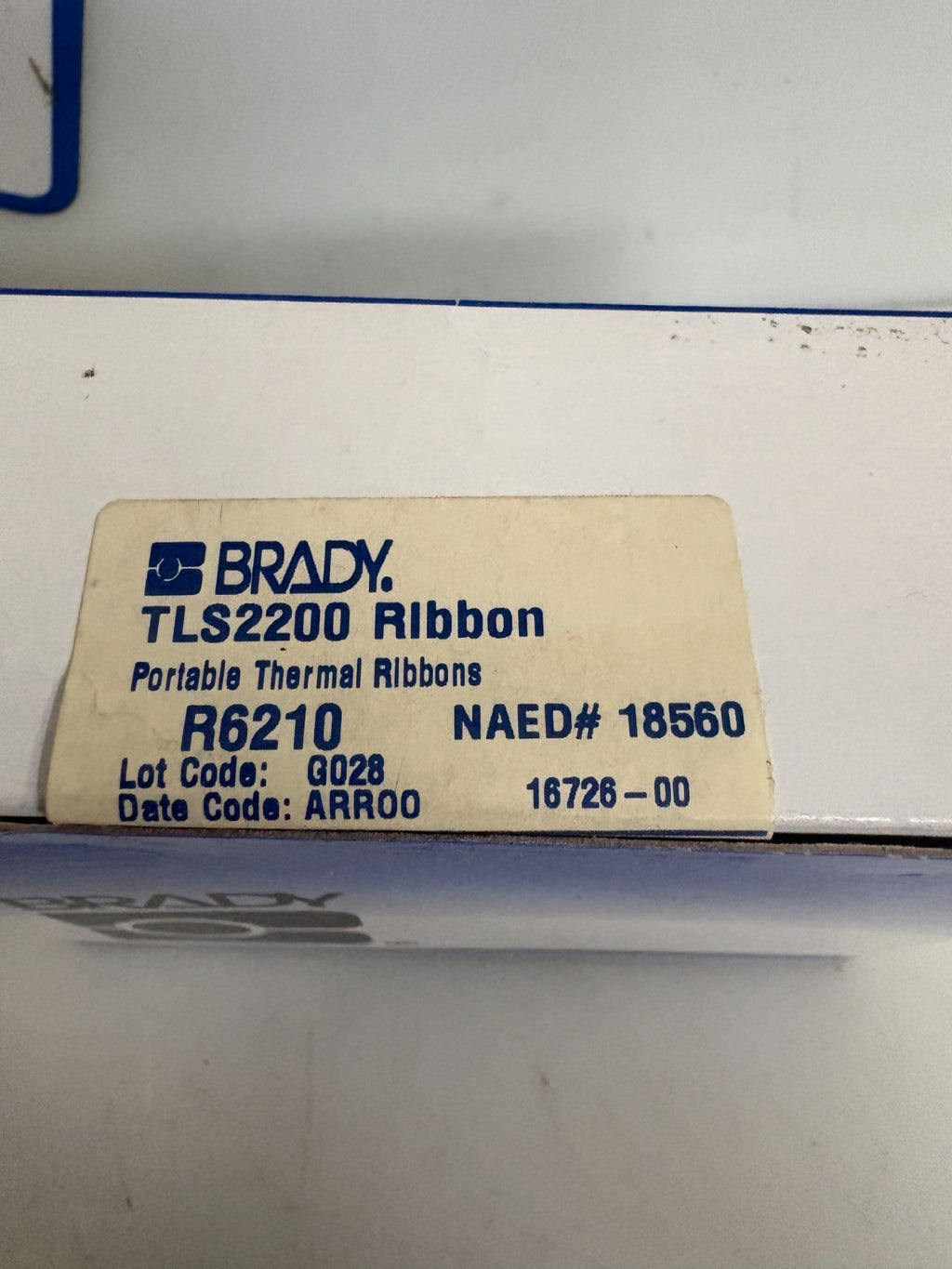 BRADY TLS2200 MIX LOT OF 2 1XR4310 1XR62101