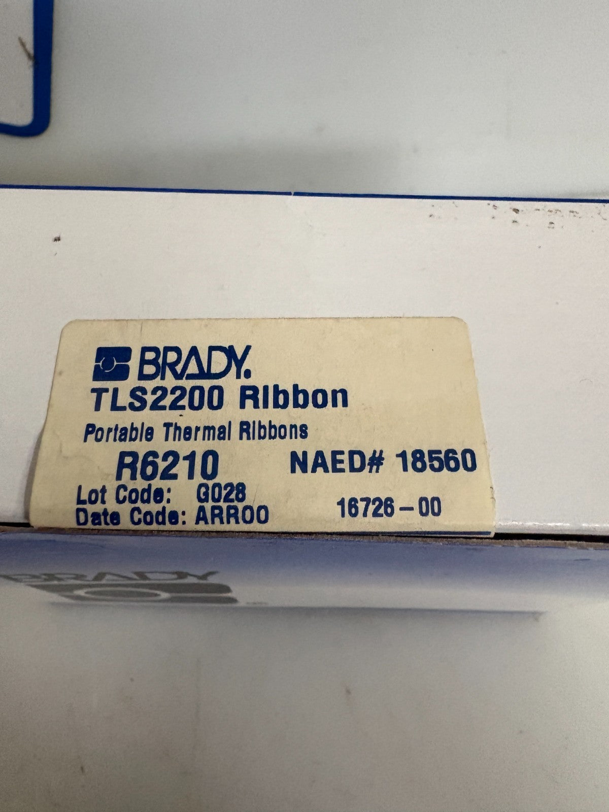 BRADY TLS2200 MIX LOT OF 2 1XR4310 1XR62101