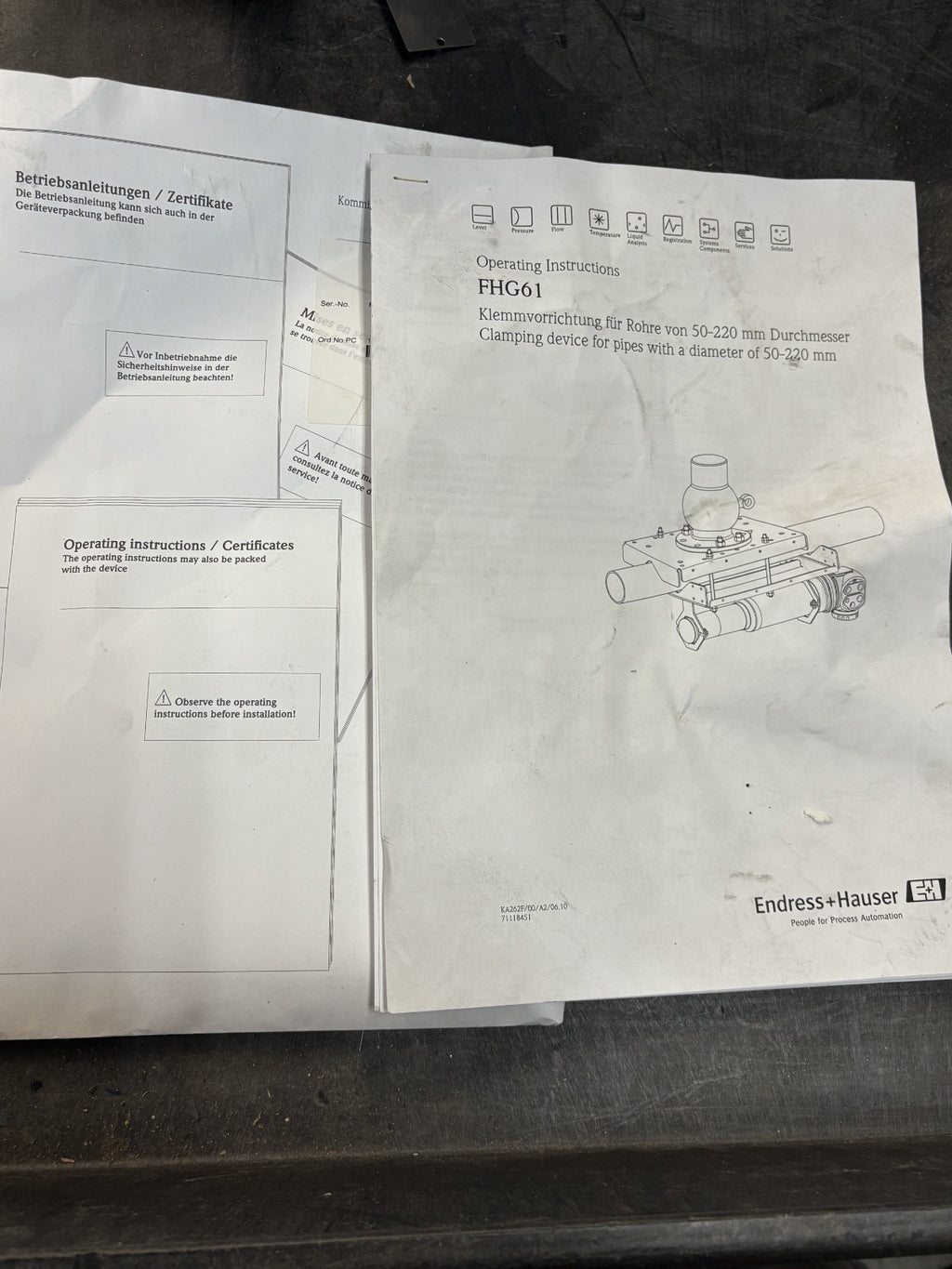 ENDRESS & HAUSER GAMMAPILOT M FMG60-N1A1A3D1A5