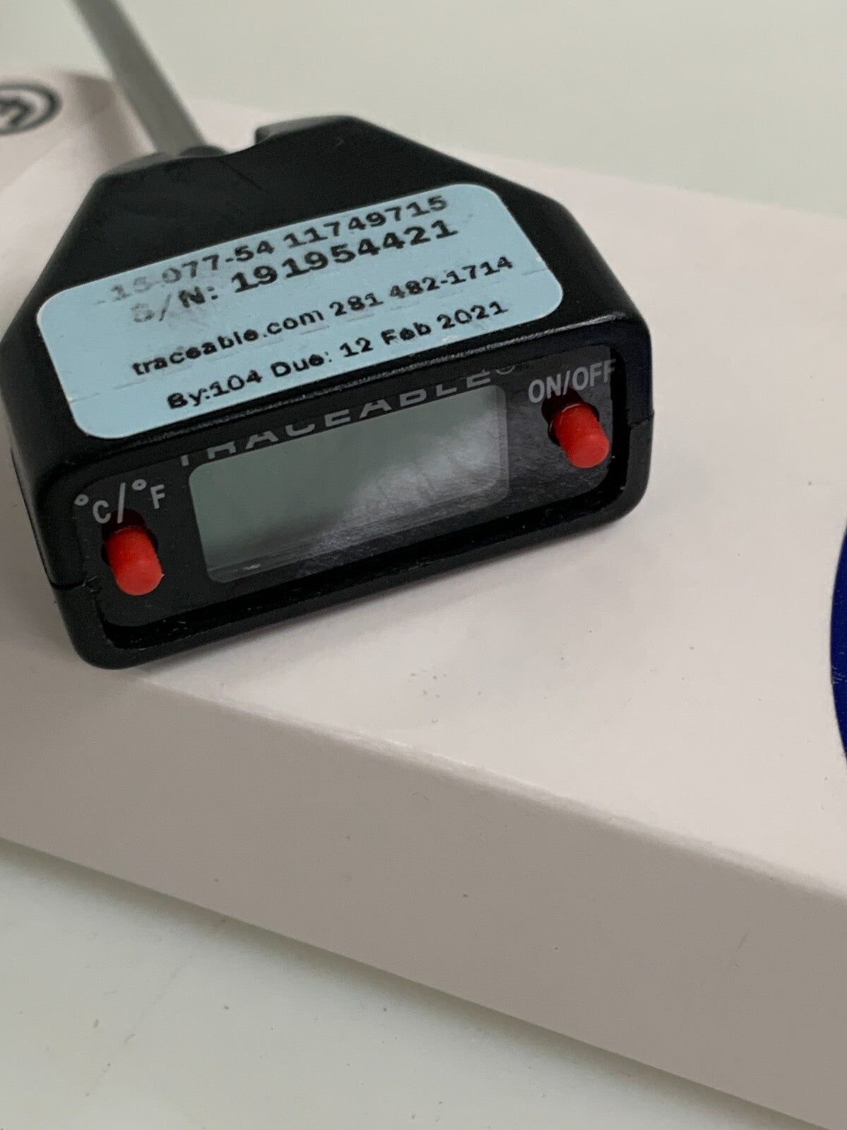 FISHER SCIENTIFIC TRACEABLE ROBO-THERMOMETER #1507754