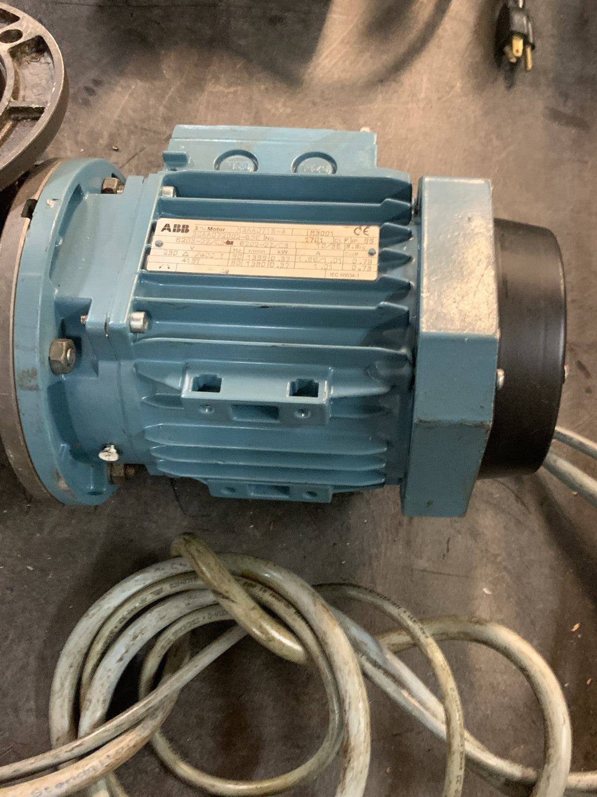 ABB HIGH EFFICIENCY ALUM. MOTOR M2AA071B-4