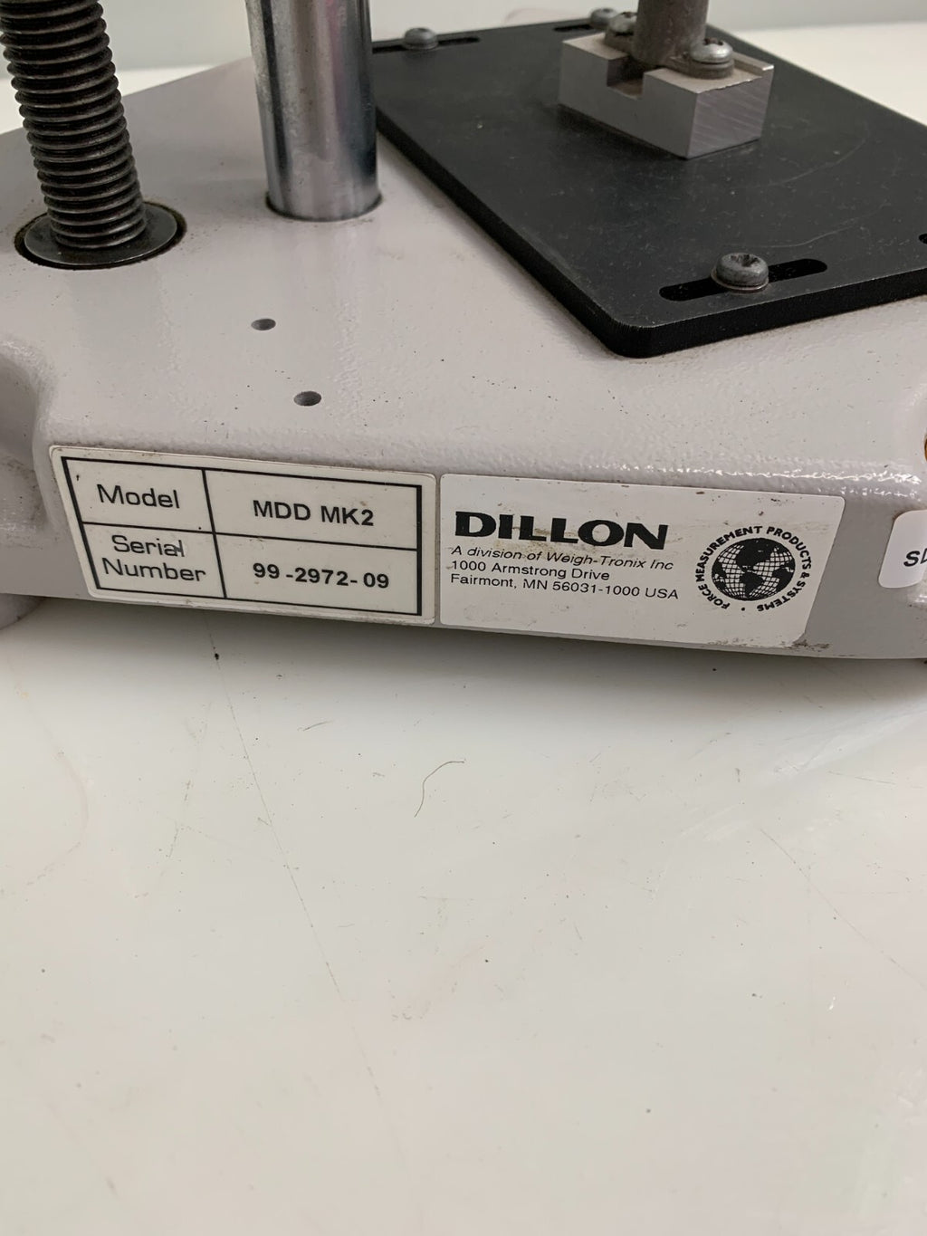 Dillon Force Gauge MDD MK2 w/ Dillon BFG 500N Gauge
