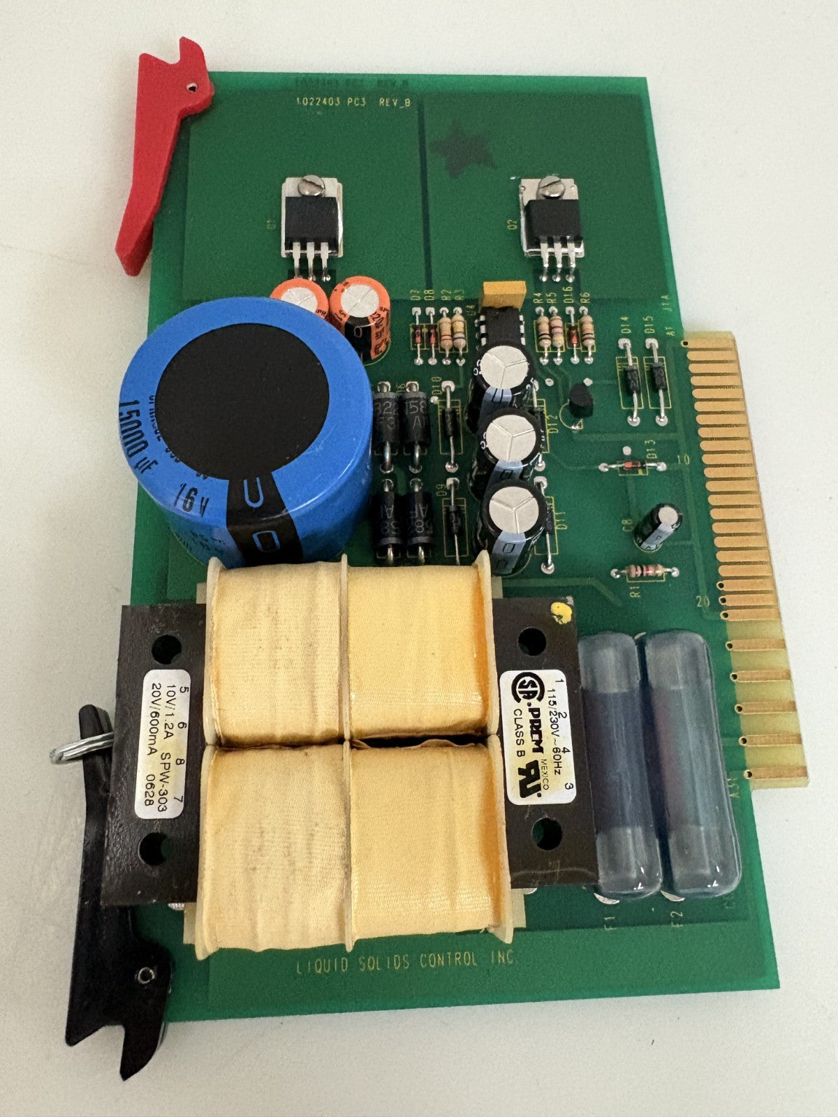 LIQUID SOLIDS CONTROL PCB CONTROL BOARD 1022403 PC3 REV B