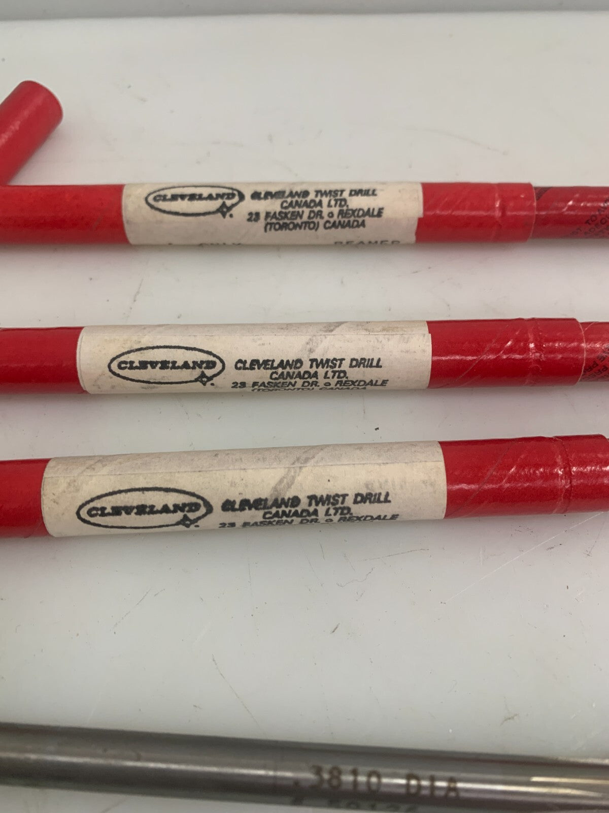 Lot of 4 Cleveland Reamer .3810 #59126 Diameter New in Tube