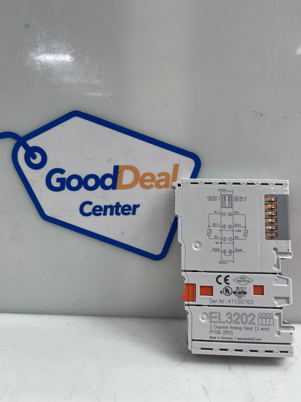BECKHOFF EL3202-0000 Ethercat Input Terminal 41100703