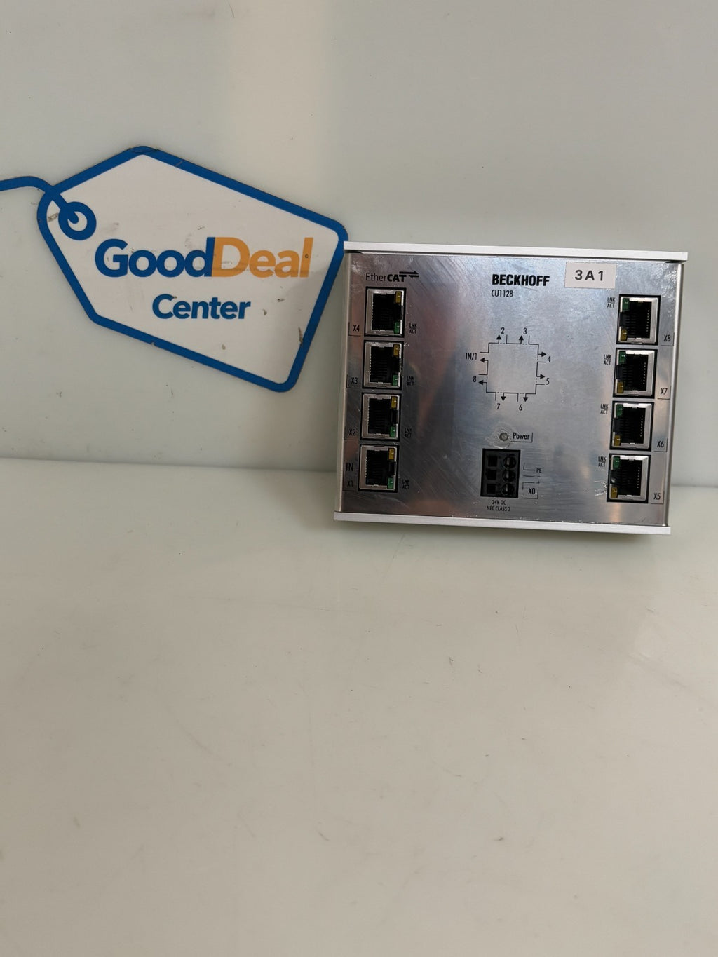 BECKHOFF 8 PORT JUNCTION ETHERCAT 100 MBITTS CU 11280