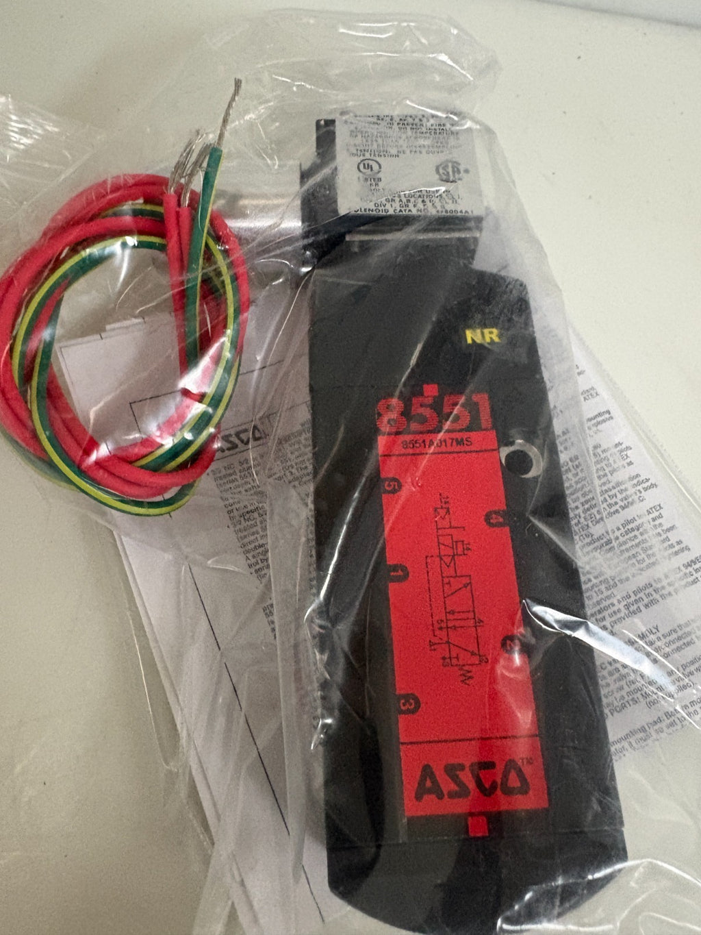 ASCO SOLENOID VALVE 8551 8551AO17MS