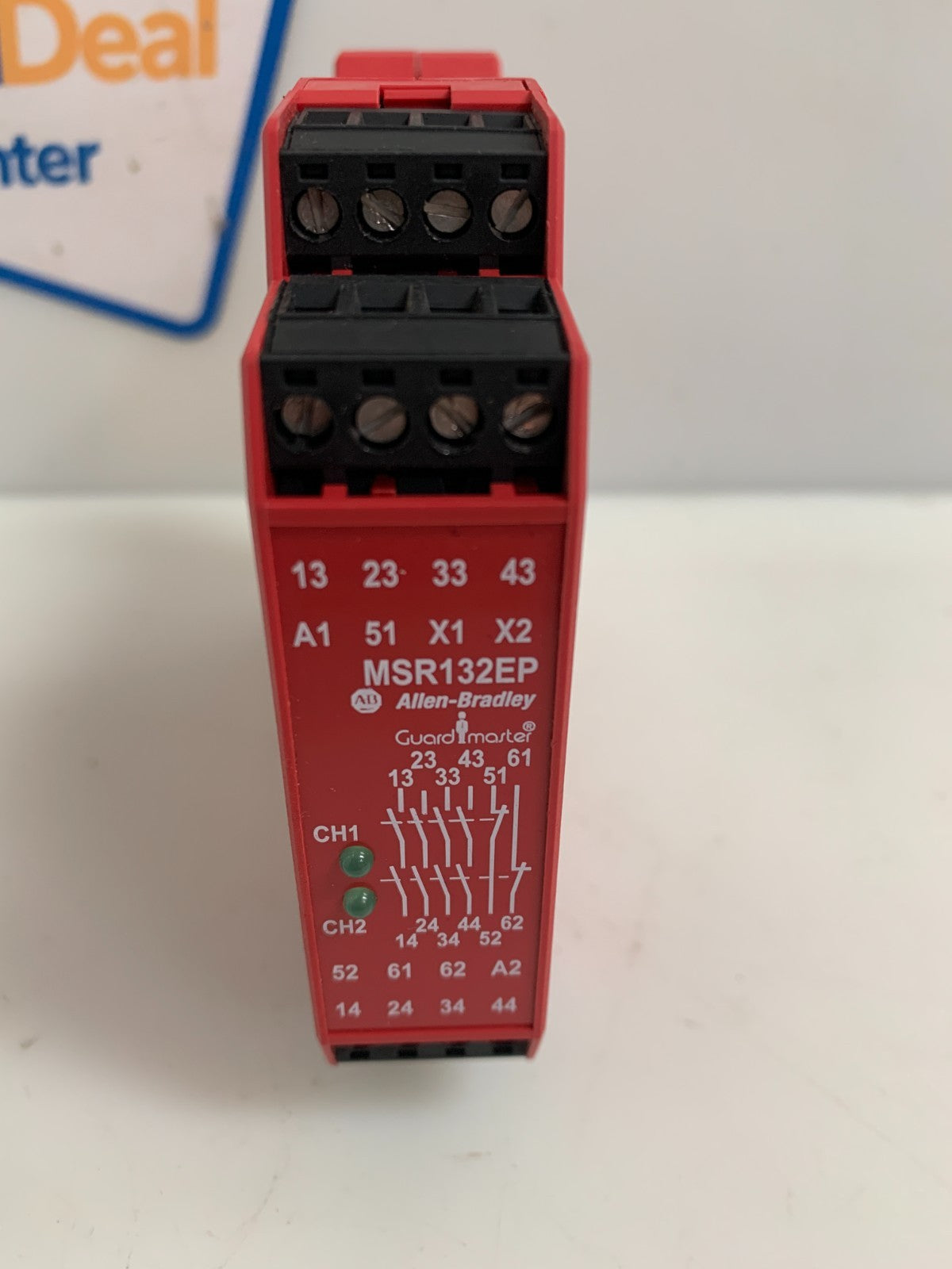 ALLEN BRADLEY GUARD MASTER SAFETY RELAY MSR132EP 440R-E 23057 SER A