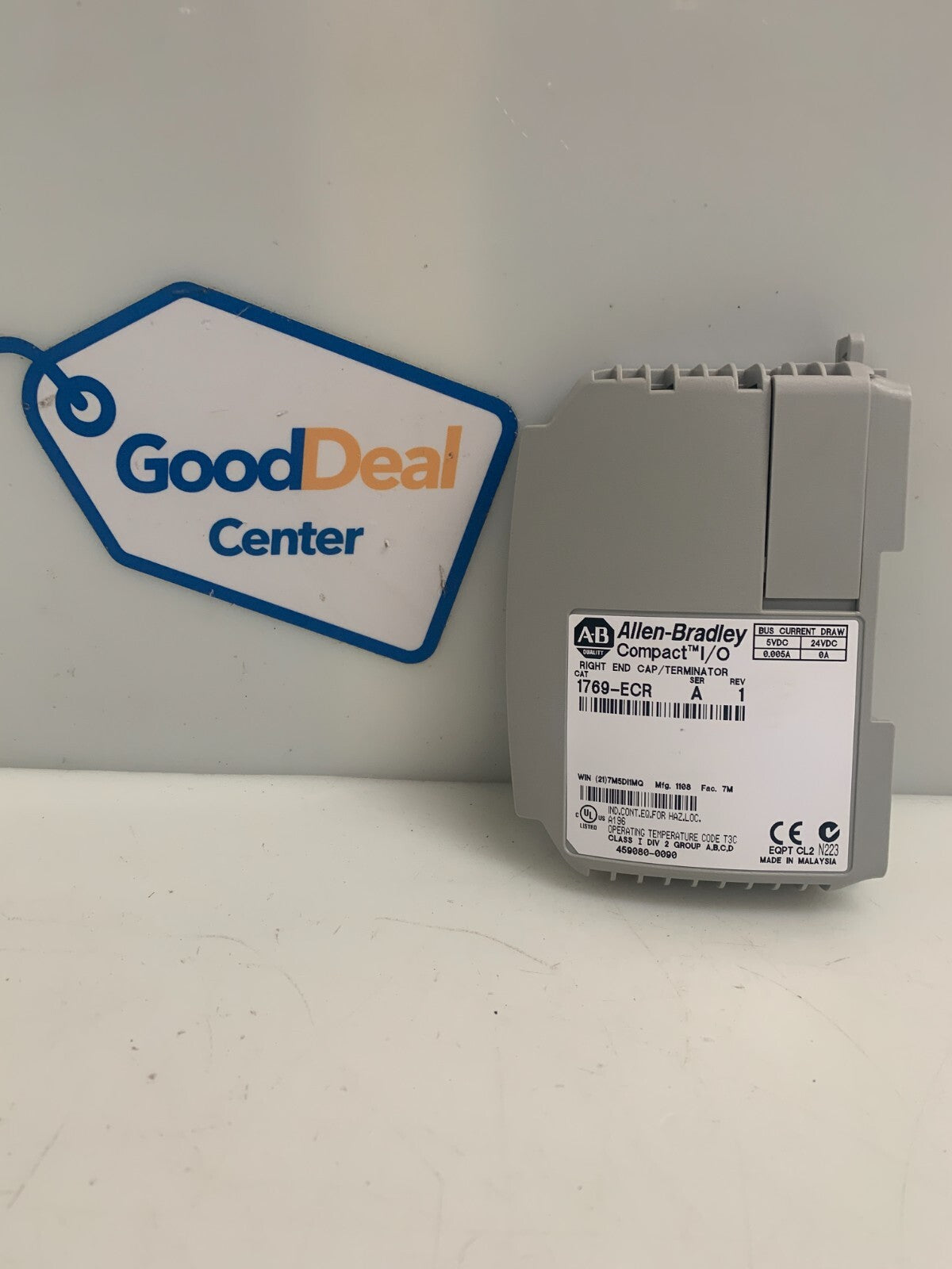 Allen Bradley 1769-ECR Ser A Rev 1 Compact I/O Right End Cap/Terminator