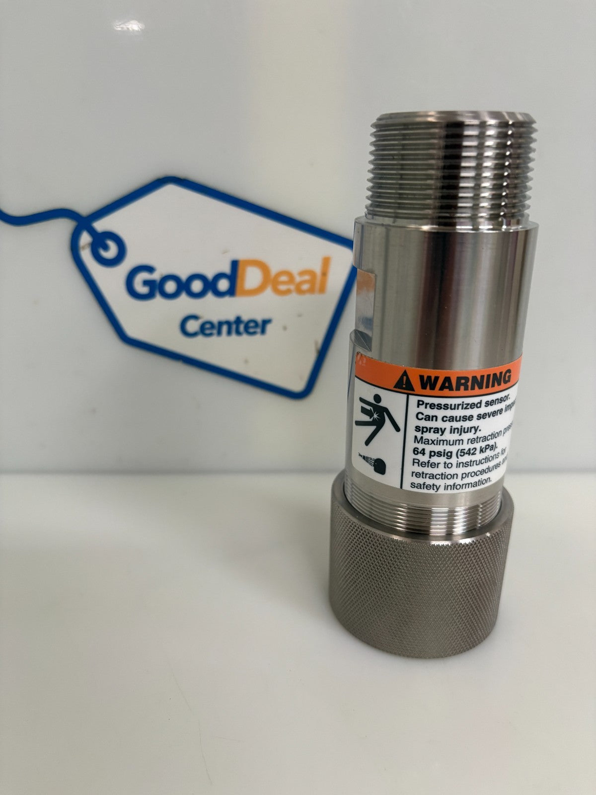 ROSEMOUNT ANALYTICAL SUB ASSY PACKING ADAPTER 4.55" SST