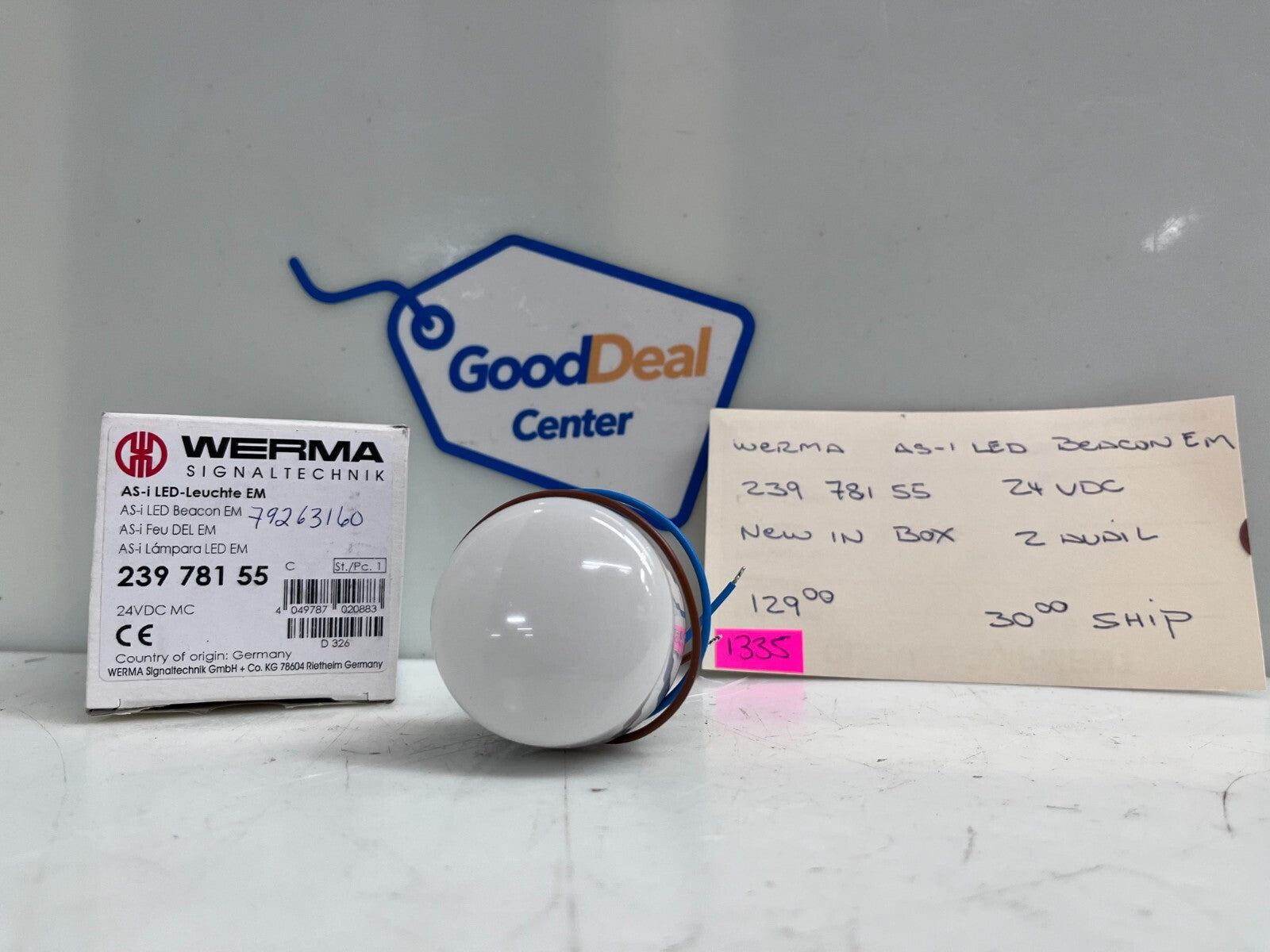 WERMA Signaltechnik 23978155 LED Beacon Light 24VDC