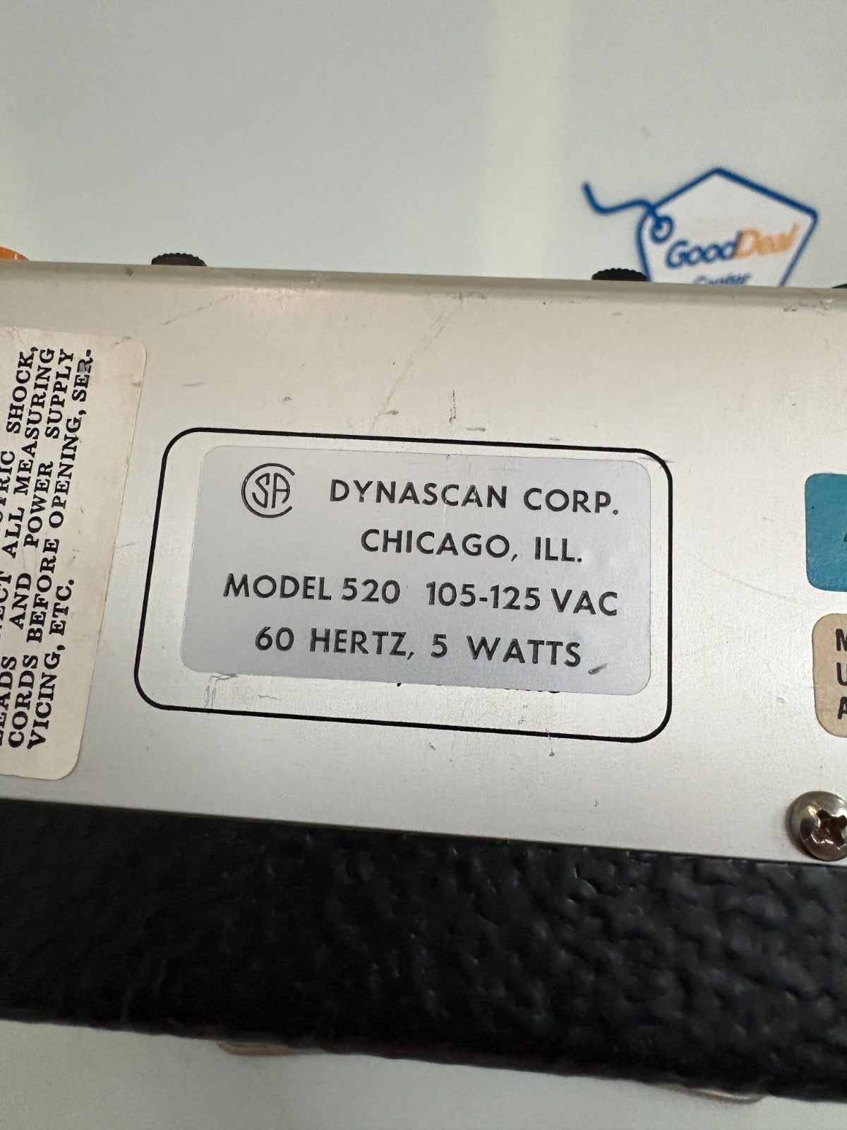 BK PRECISION 520B TRANSISTOR TESTER IN/OUT OF CIRCUIT 3
